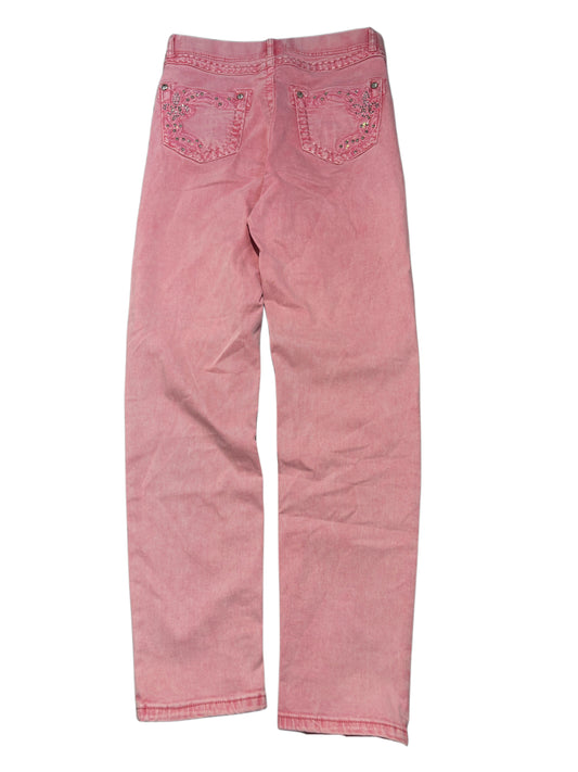 2000s Embellished Pink Jeans
