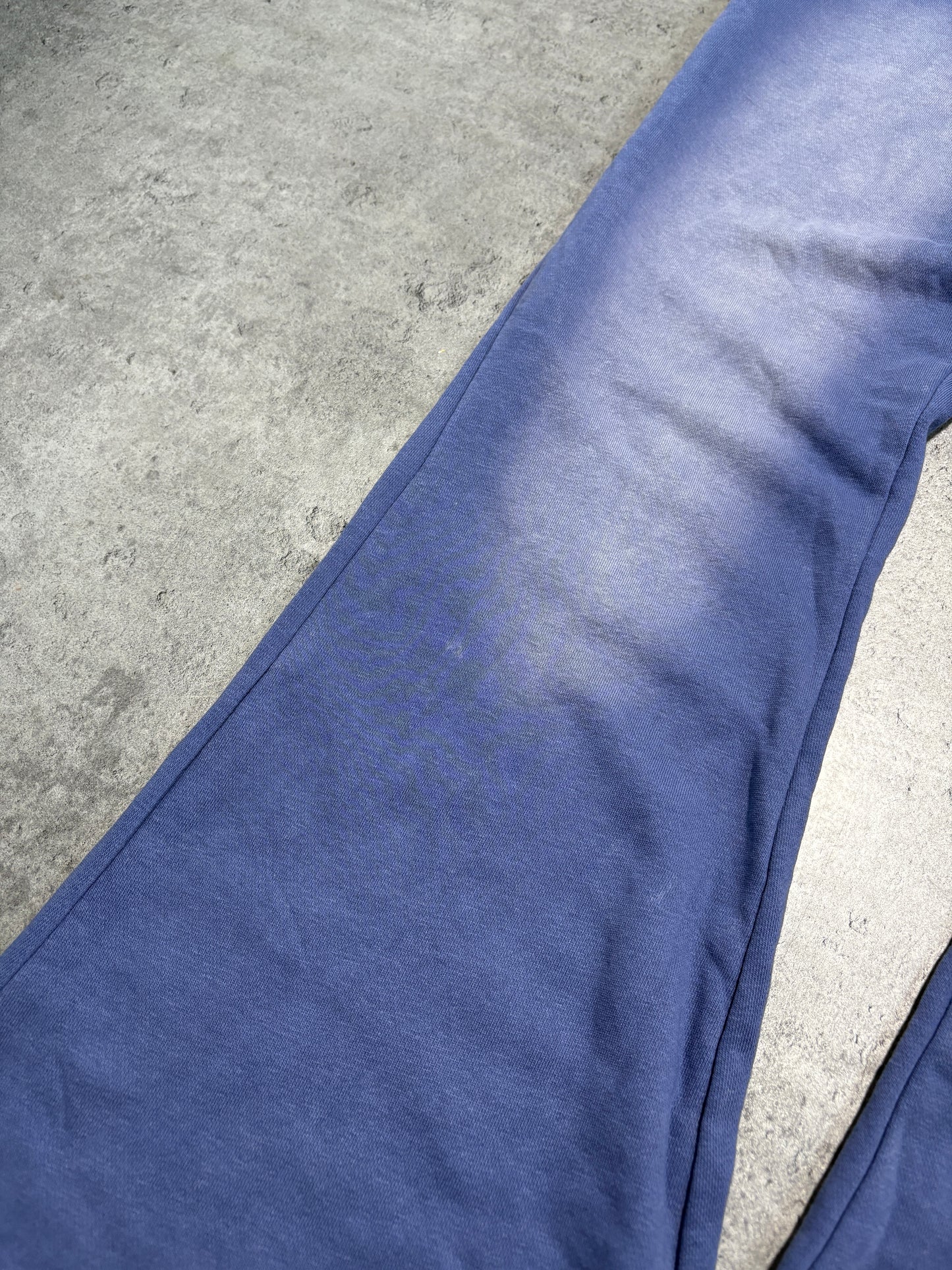 True Religion blue washed flare pants