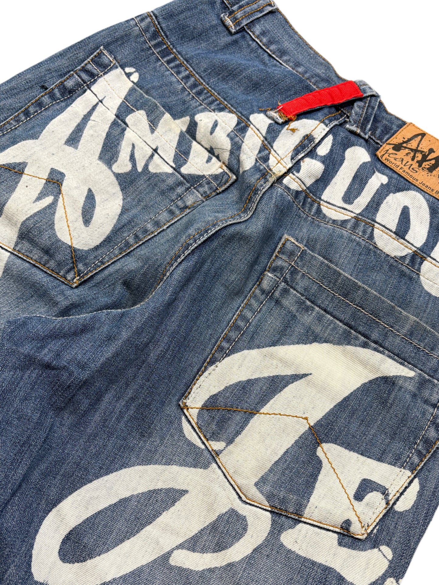 2000s Ambigous baggy jeans y2k rap hip hop