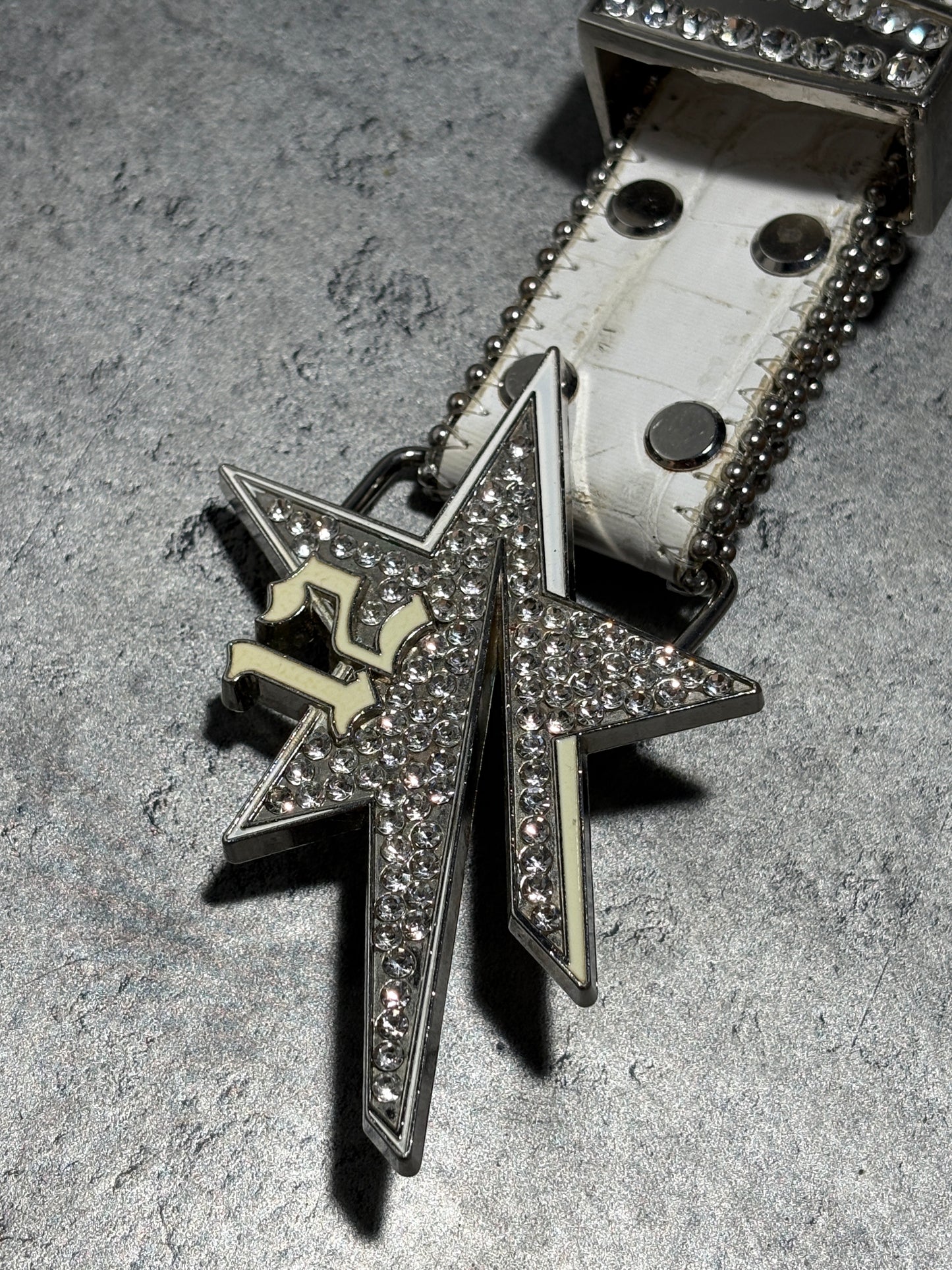2000s Star 12 Diamonds Belt Y2k