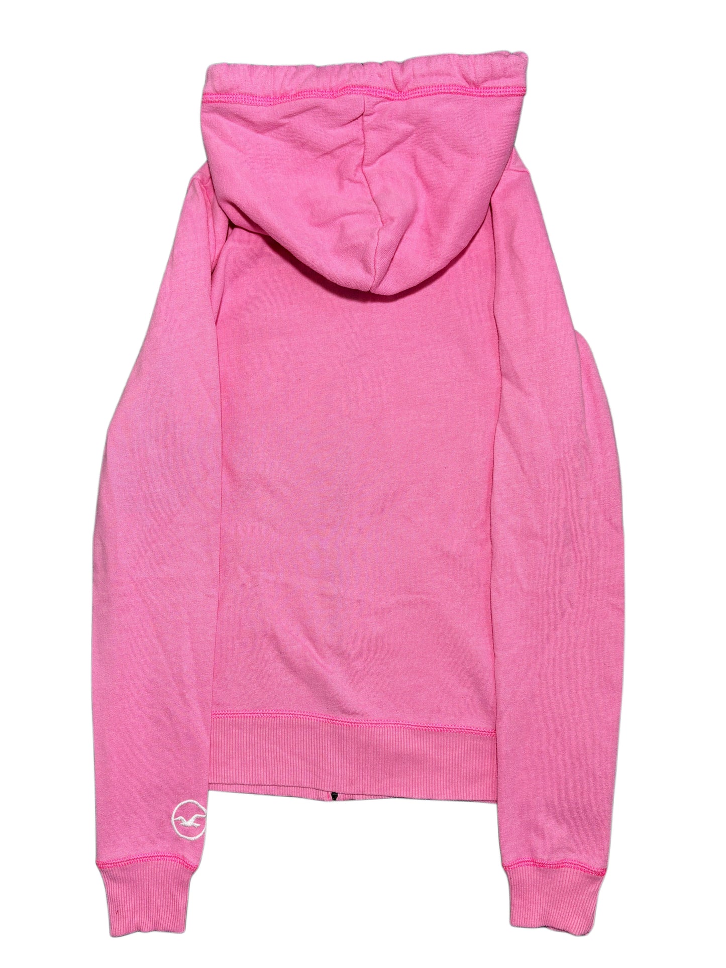 2000s Hollister zip up hoodie pink