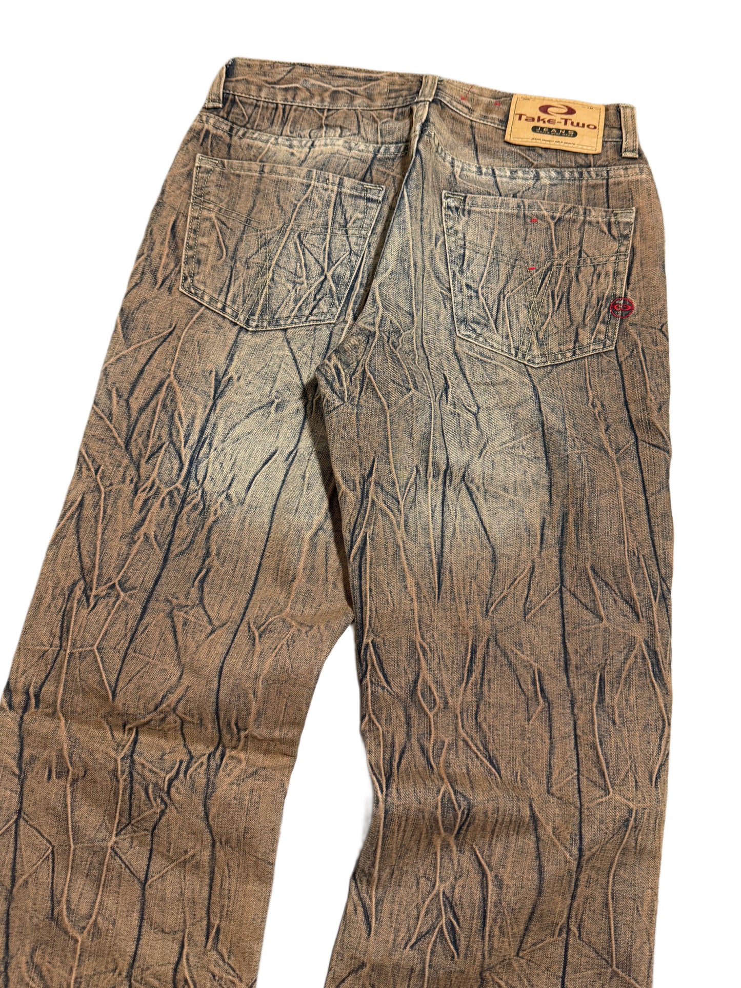 2000s Bootcut washed japan style jeans