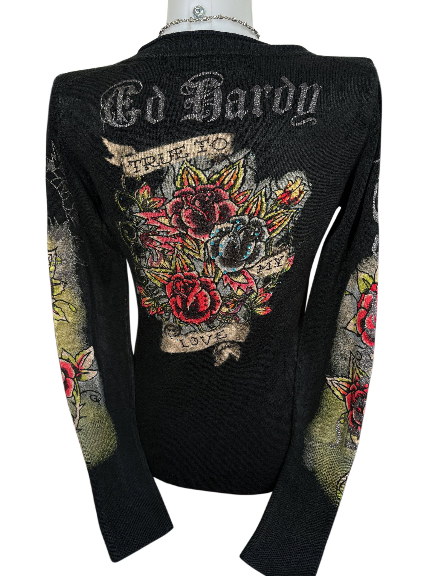 2000s Ed Hardy dress sukienka
