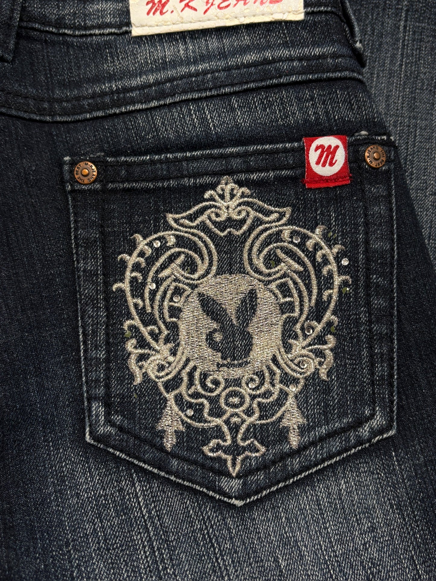 2000s Mk Jeans Playboy logo