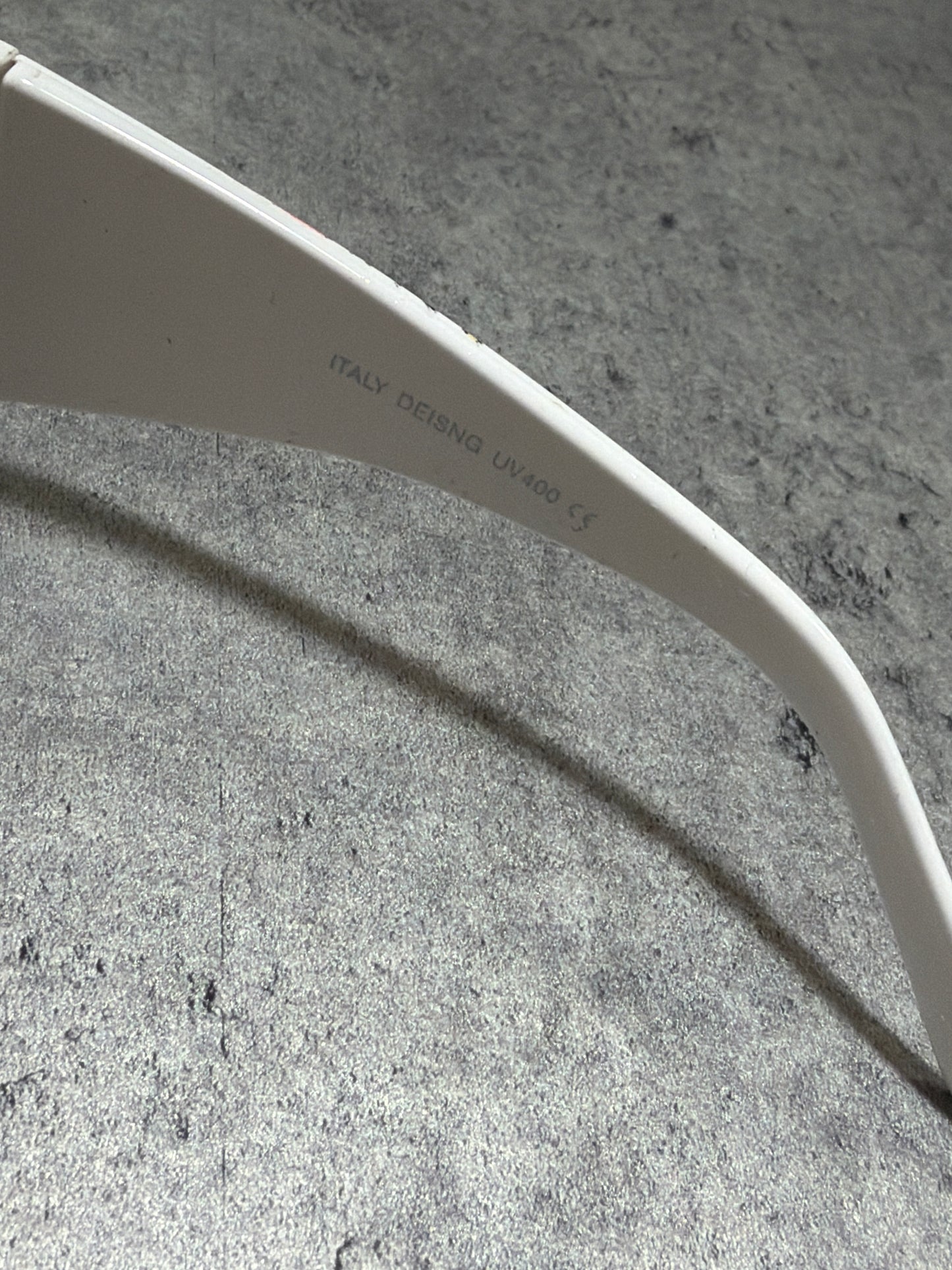 2000s Ed Hardy sunglasses white okulary przeciwsłoneczne