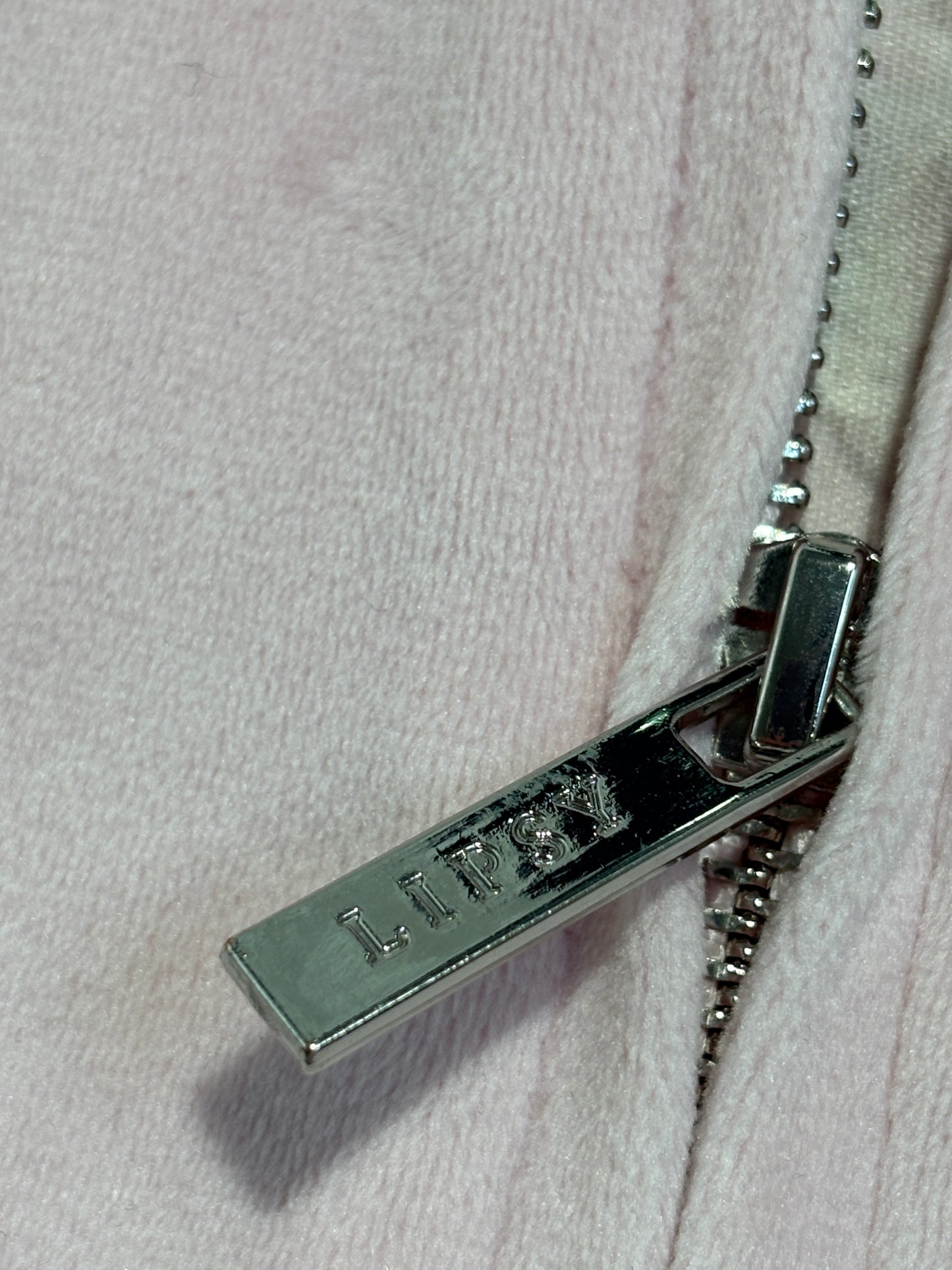 2000s Lipsy london welur zip up hoodie welurowa  bluza Juicy vibe