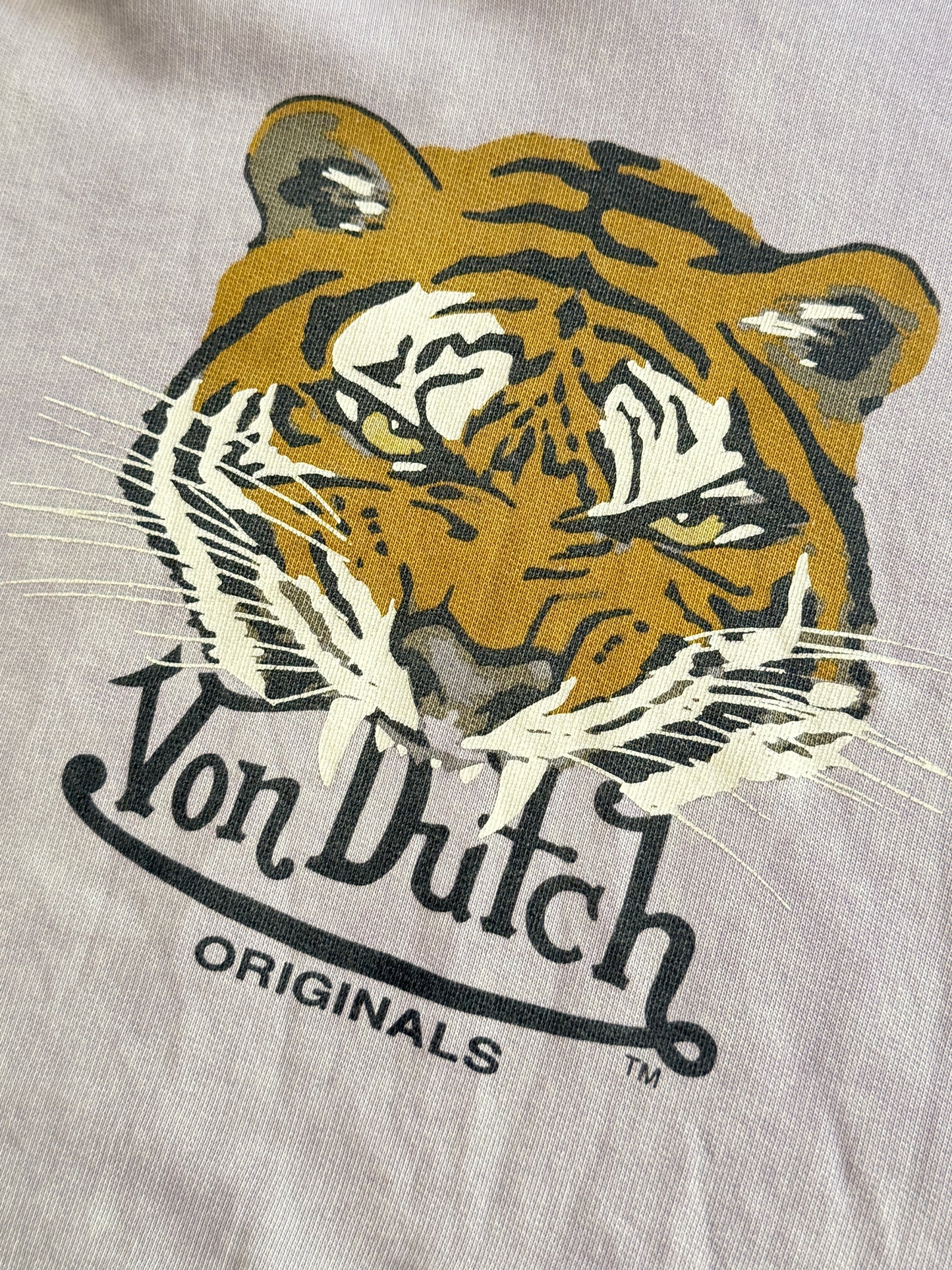 2000s Von Dutch Tiger hoodie