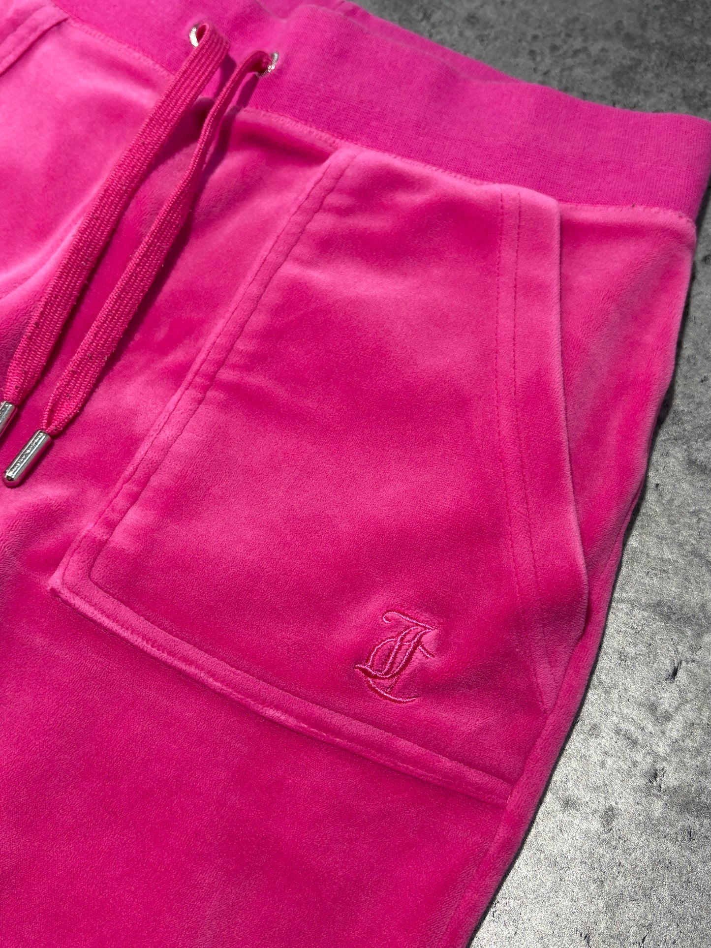 Juicy Couture welur pink pants