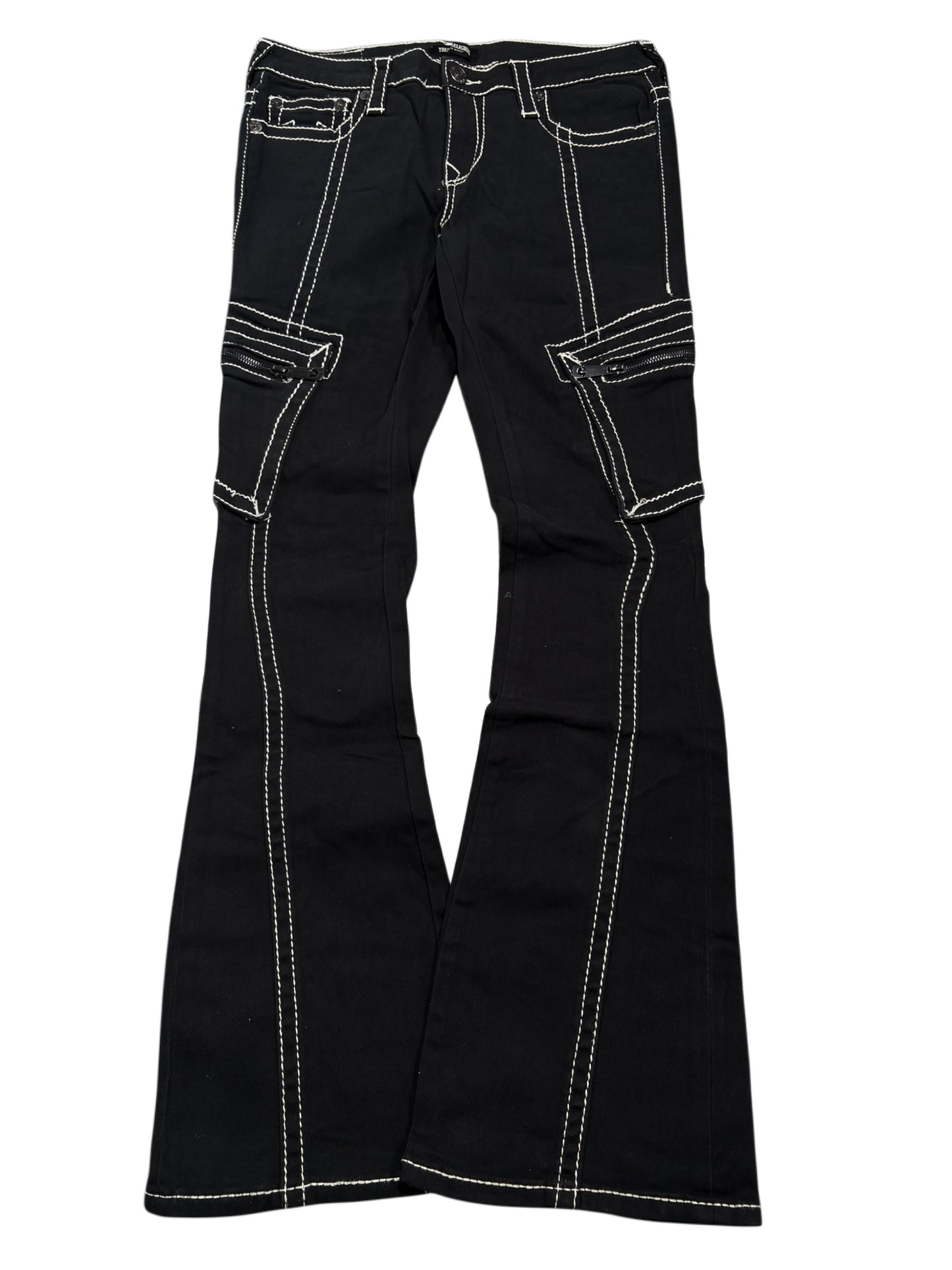 True Religion flare pocket jeans
