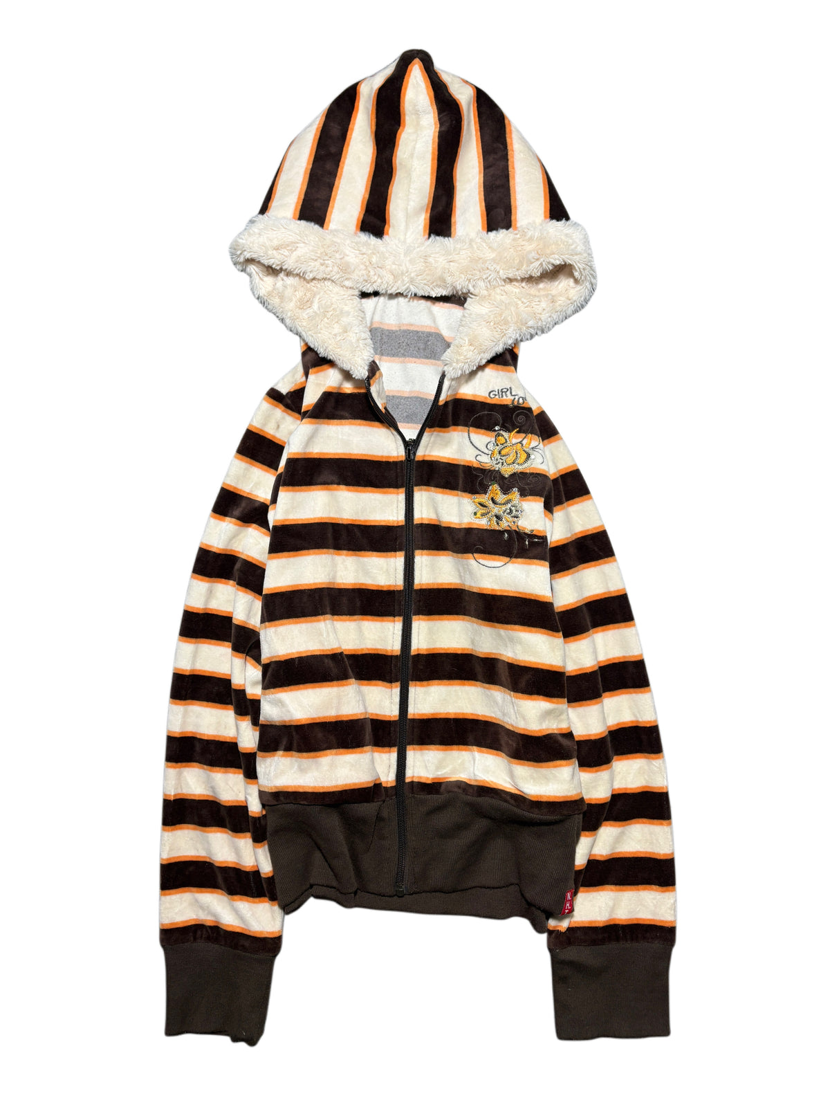 2000s Fur Velur Hoodie