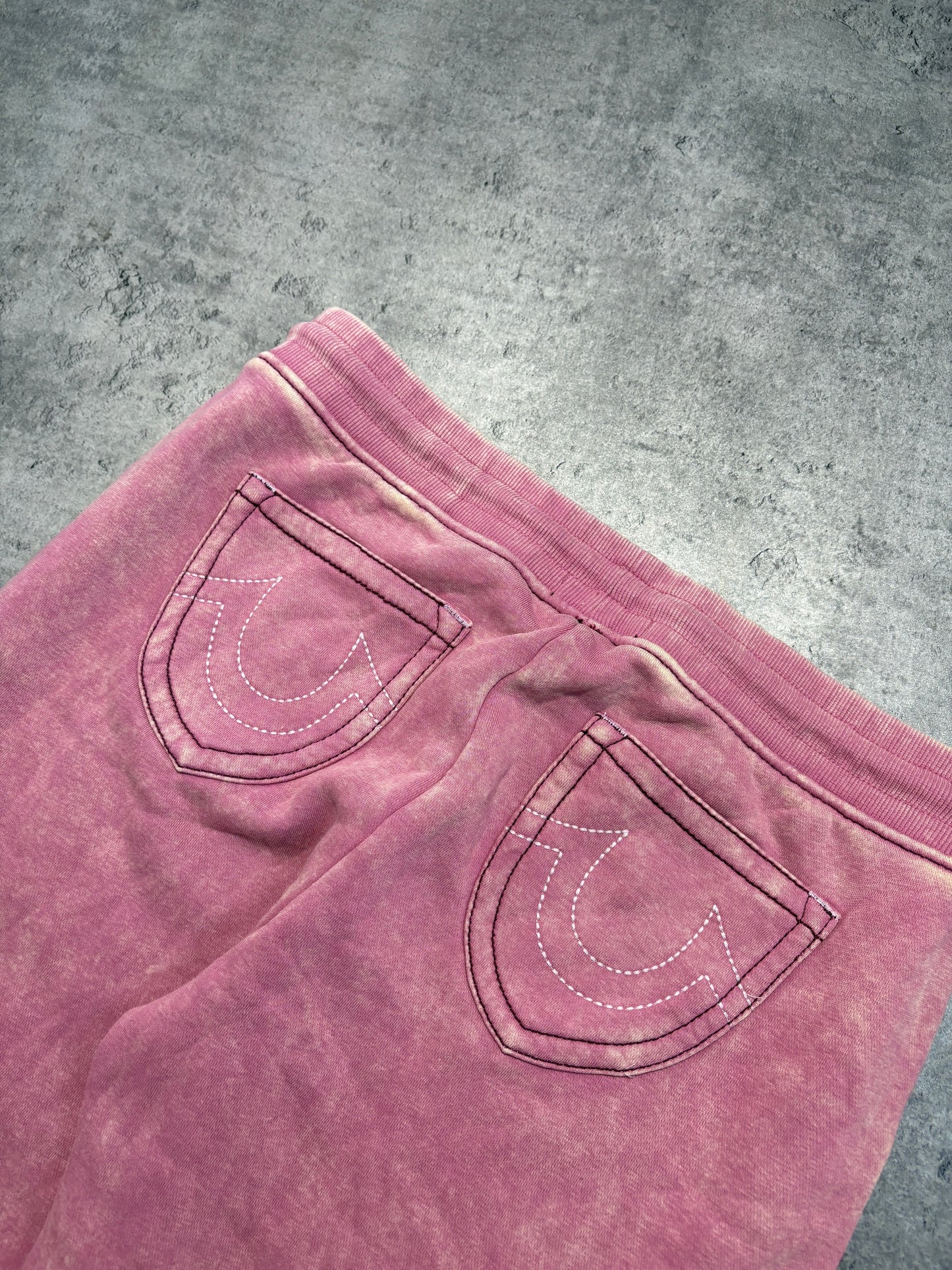 True Religion baby pink set hoodie + sweatpants *brand new*
