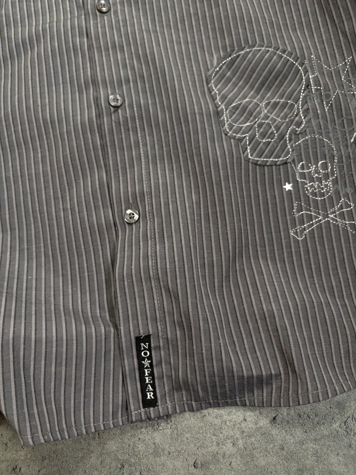 No Fear Skulls Polo Longlseeve Koszulka