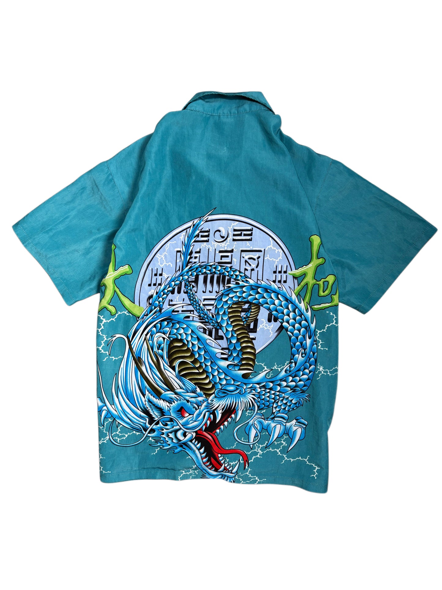 2000s Hawaiian Japan Dragon Shirt Polo