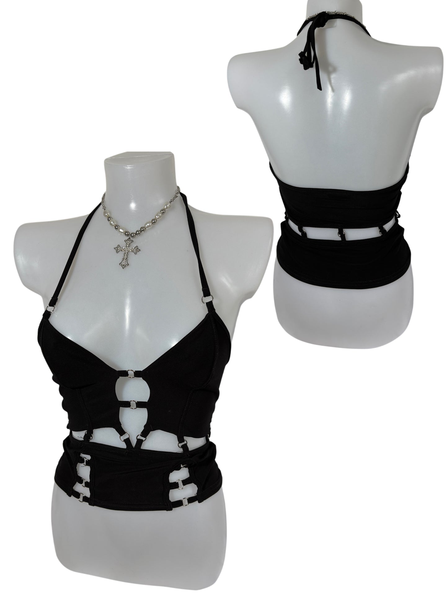 2000s Top Bondage Alternative Goth Y2k