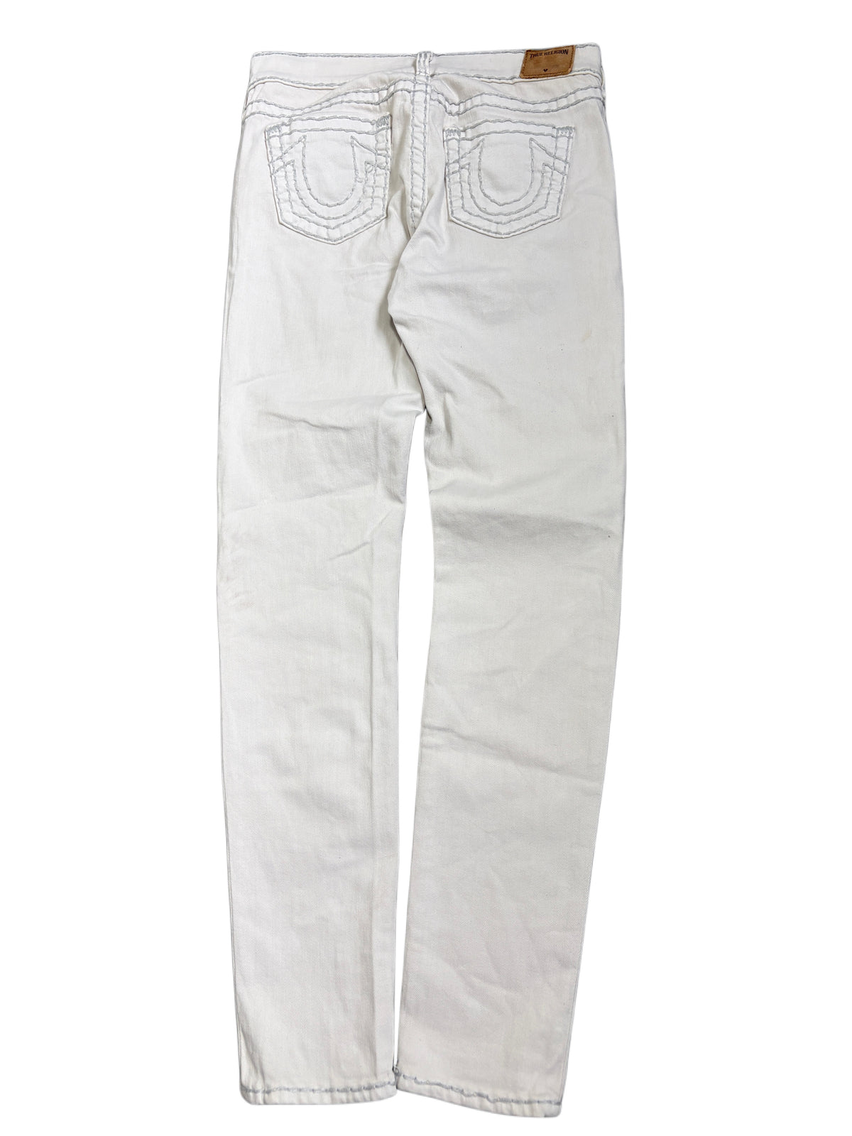 2000s True Religion White Jeans