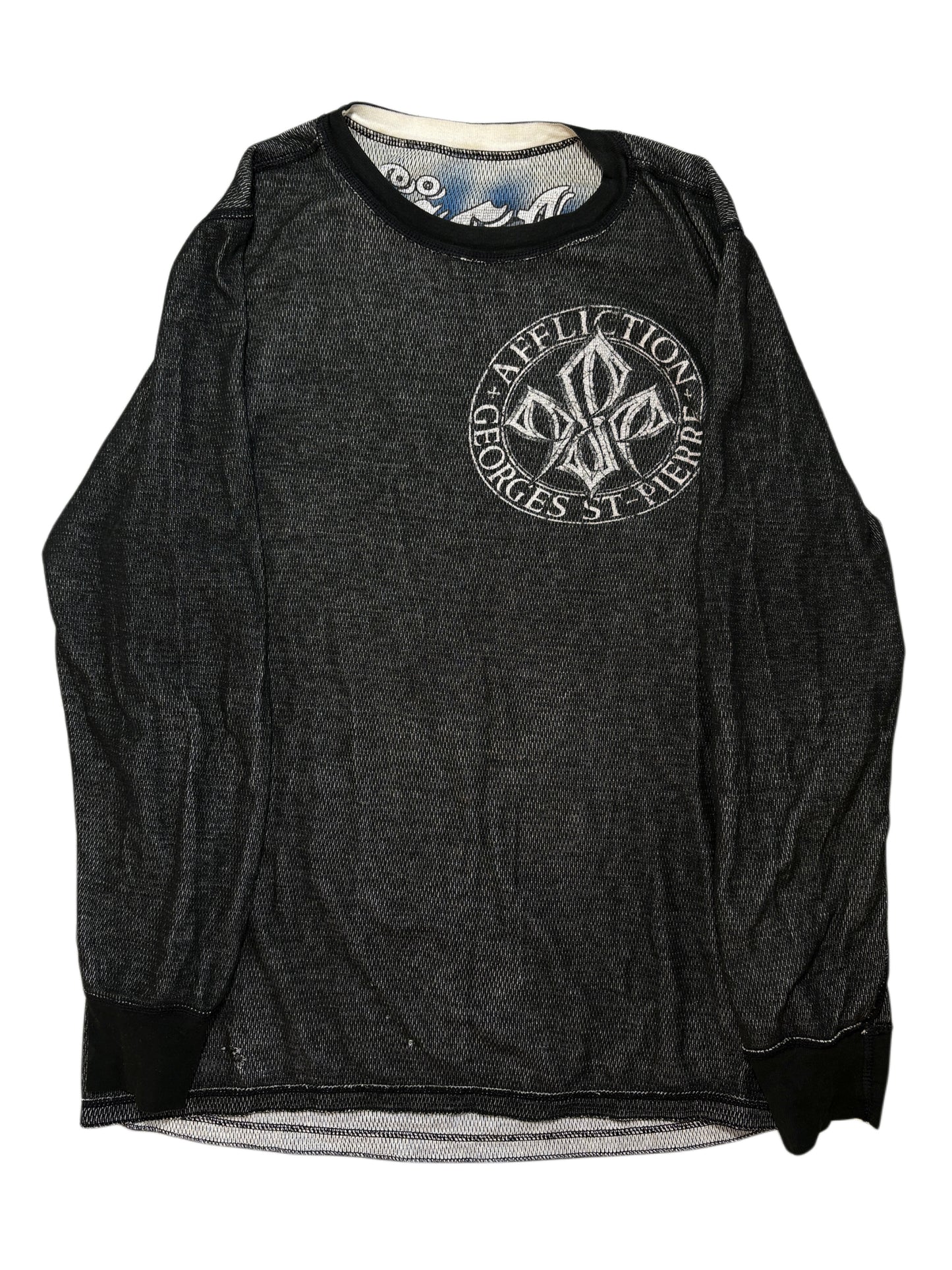 2000s Affliction crewneck double-sided *RARE*