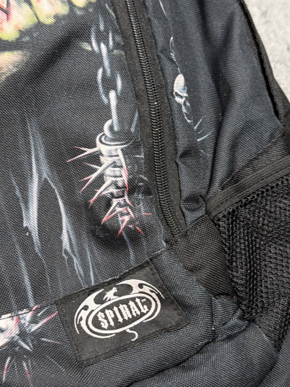 2000s Spiral Goth Backpack Plecak