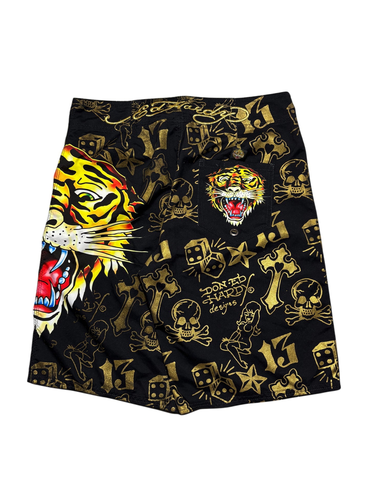 2000s EdHardy swim shorts