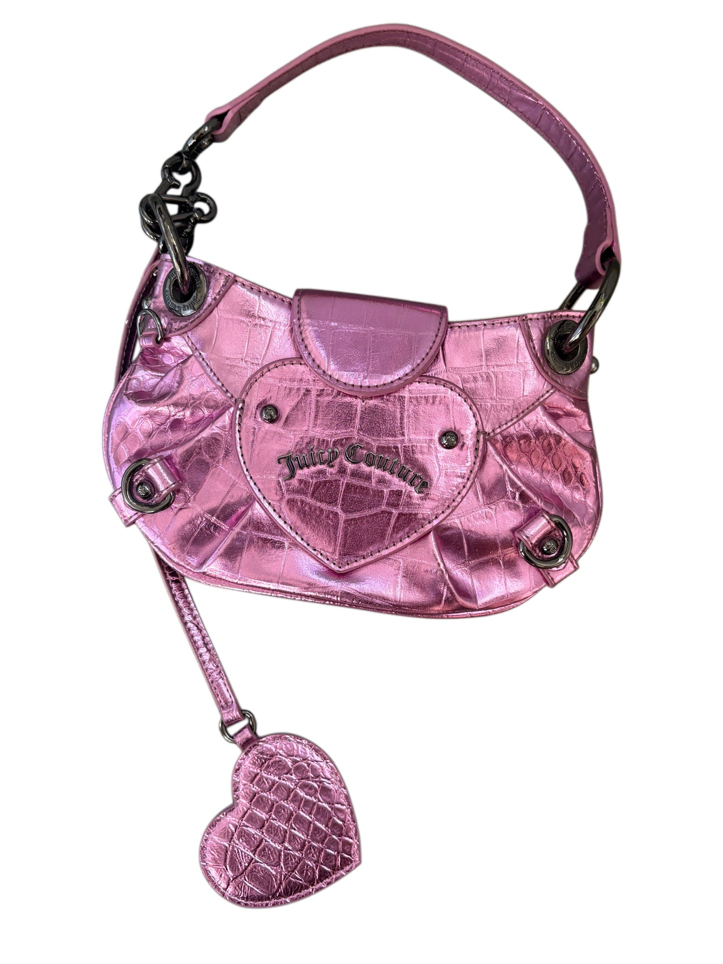 2000s Juicy Couture Pink Bag Mirror