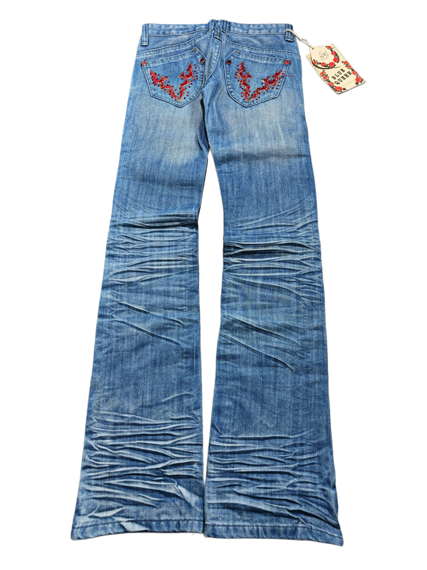 2000s Blue queen washed deadstock jeans