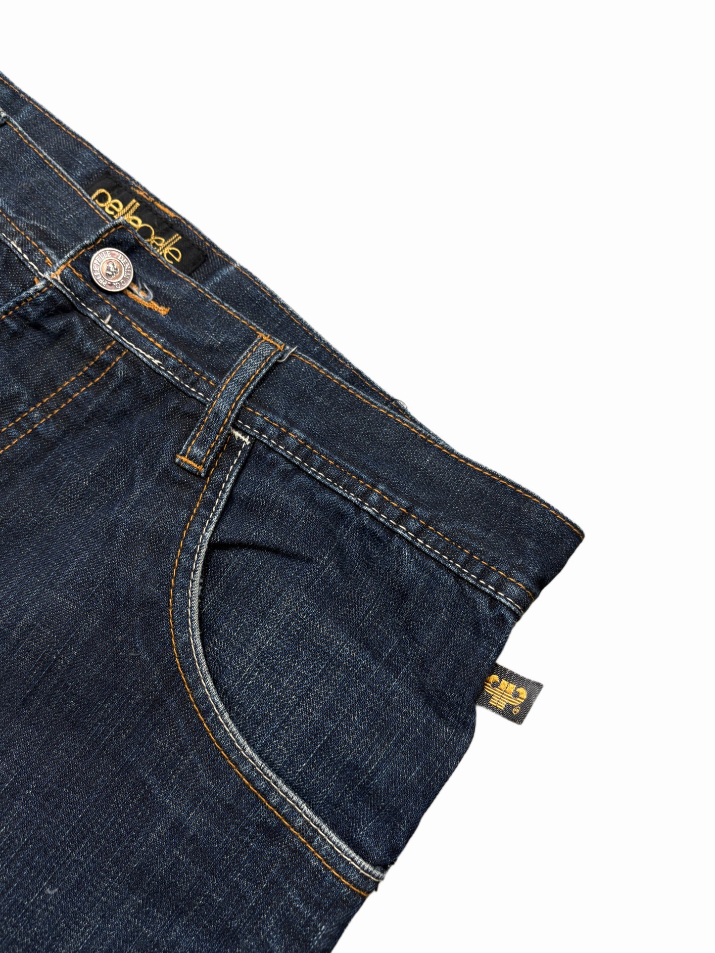 2000s og Pelle Pelle baggy jeans  rhinestones