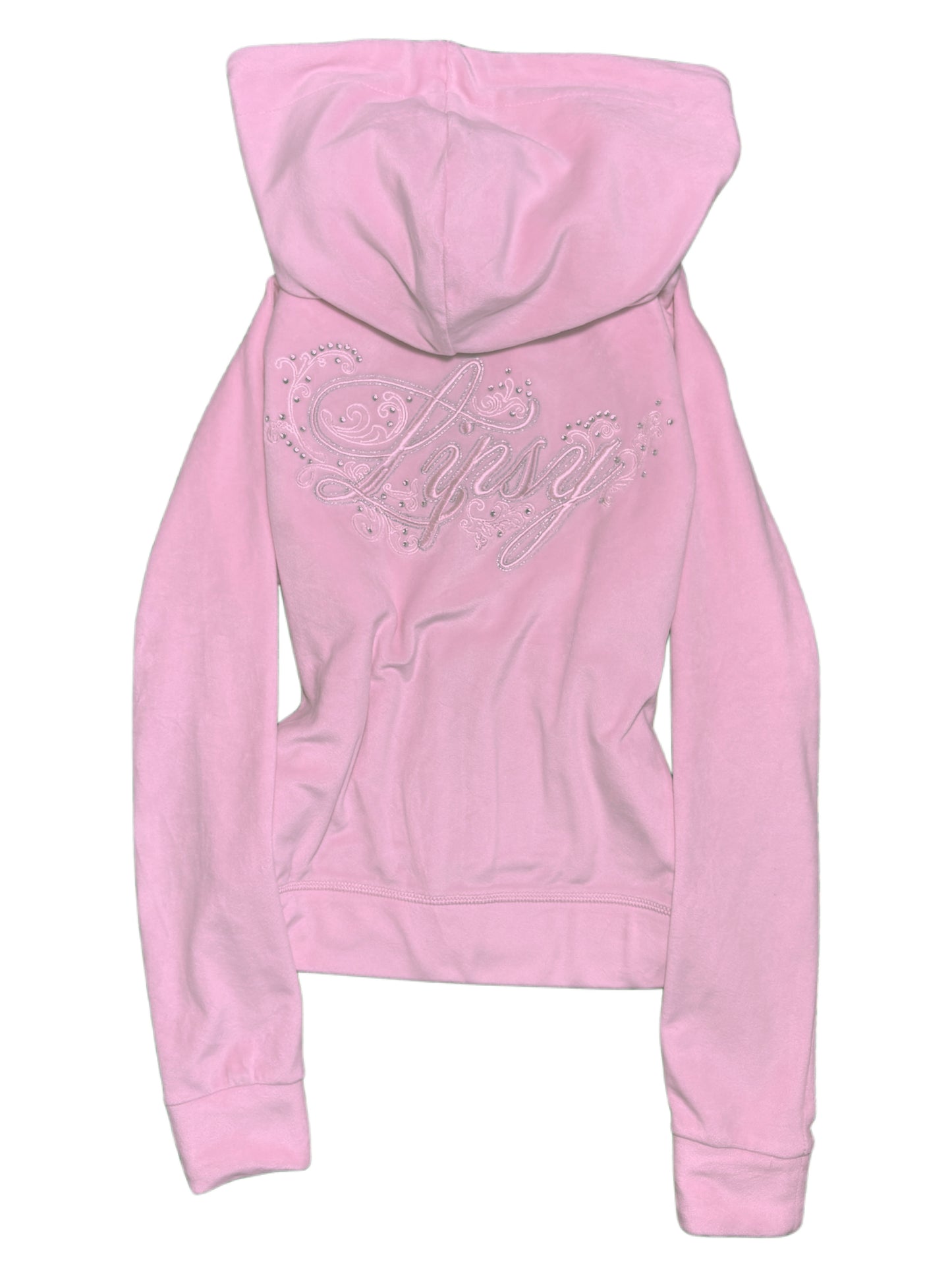 2000s Lipsy london welur zip up hoodie welurowa  bluza Juicy vibe