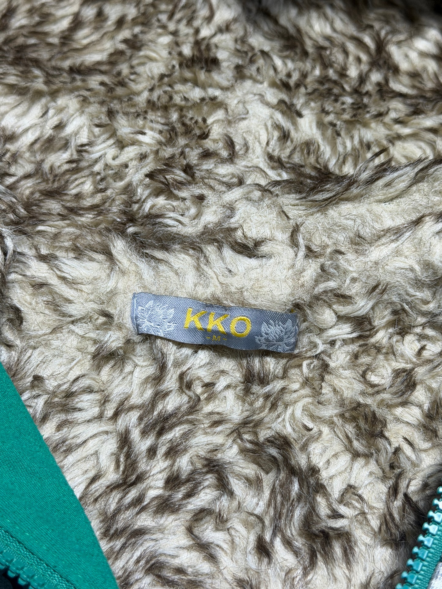 2000s Fur zip up y2k hoodie