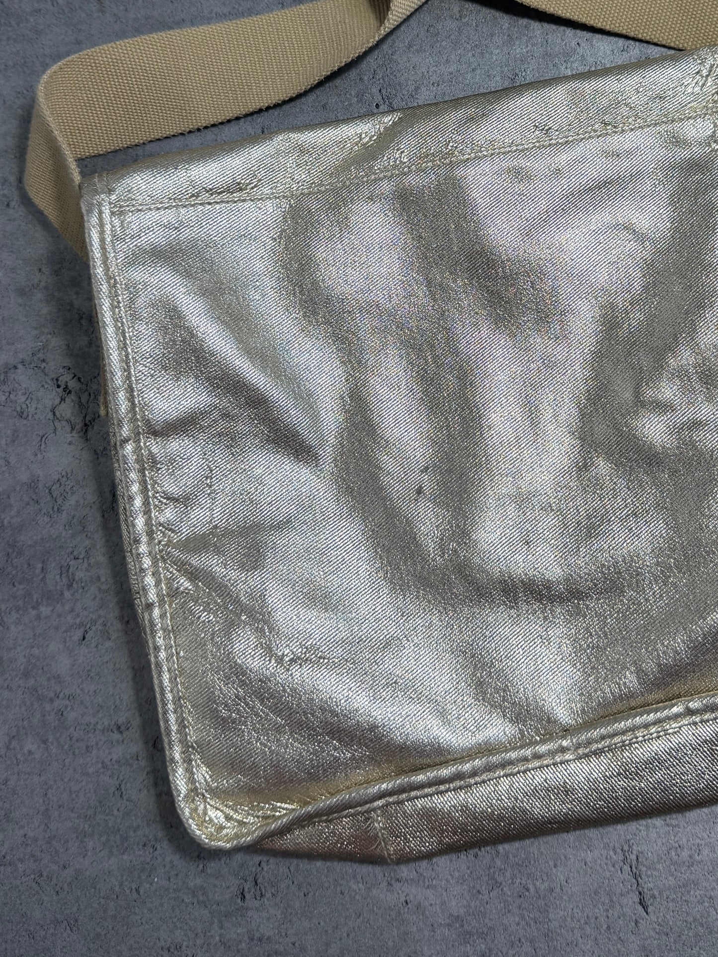 2000s Ed Hardy Gold Bag