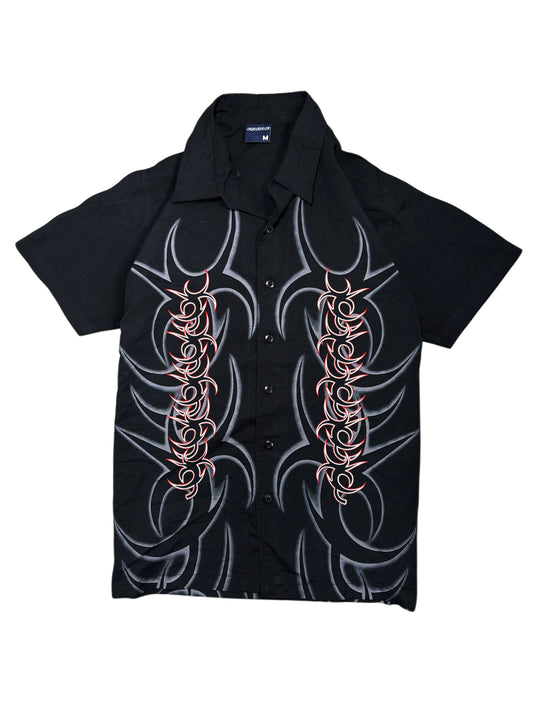 2000s Tribal Fishbone Shirt