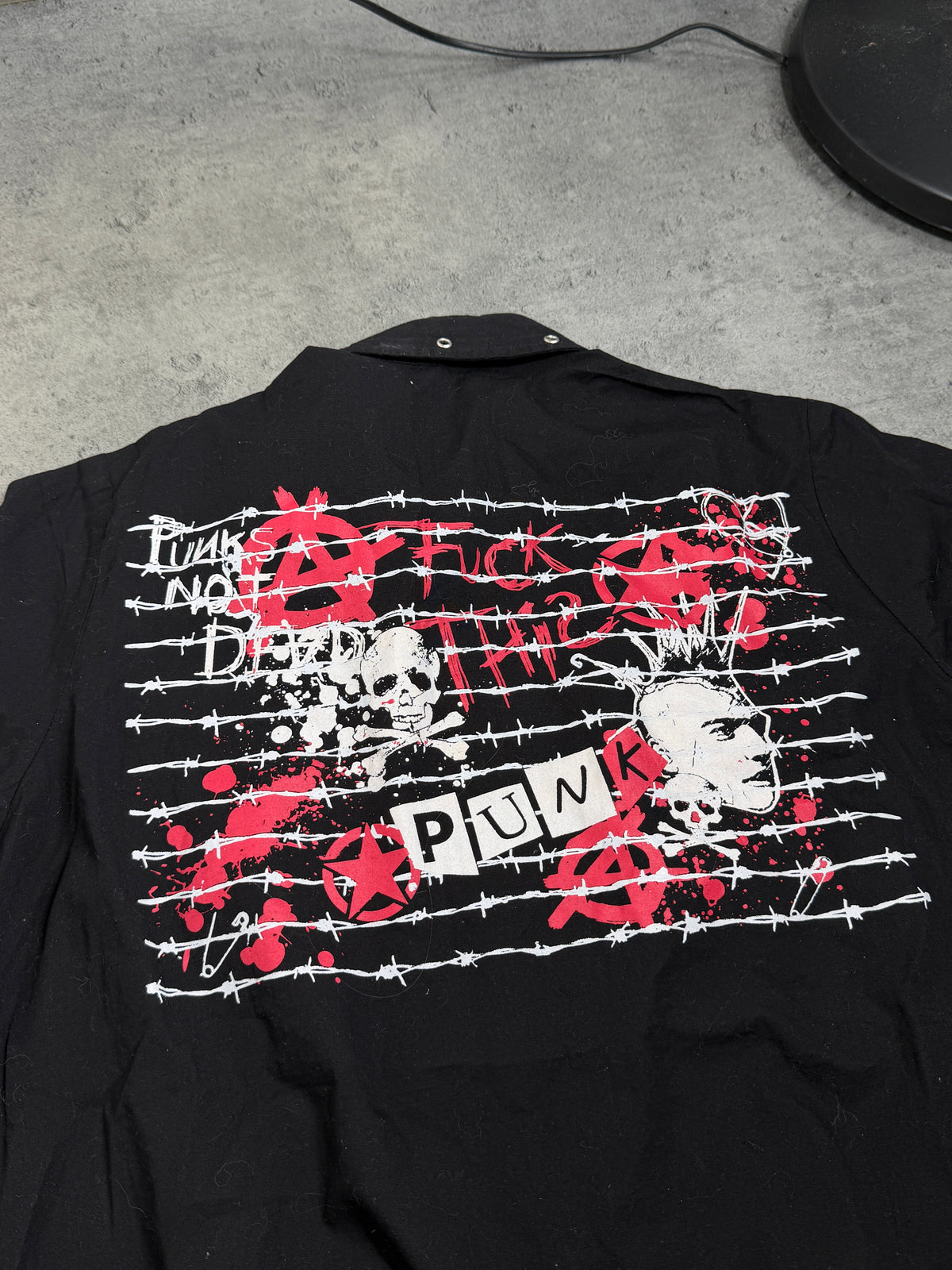 2000s Punk Skull Shirt