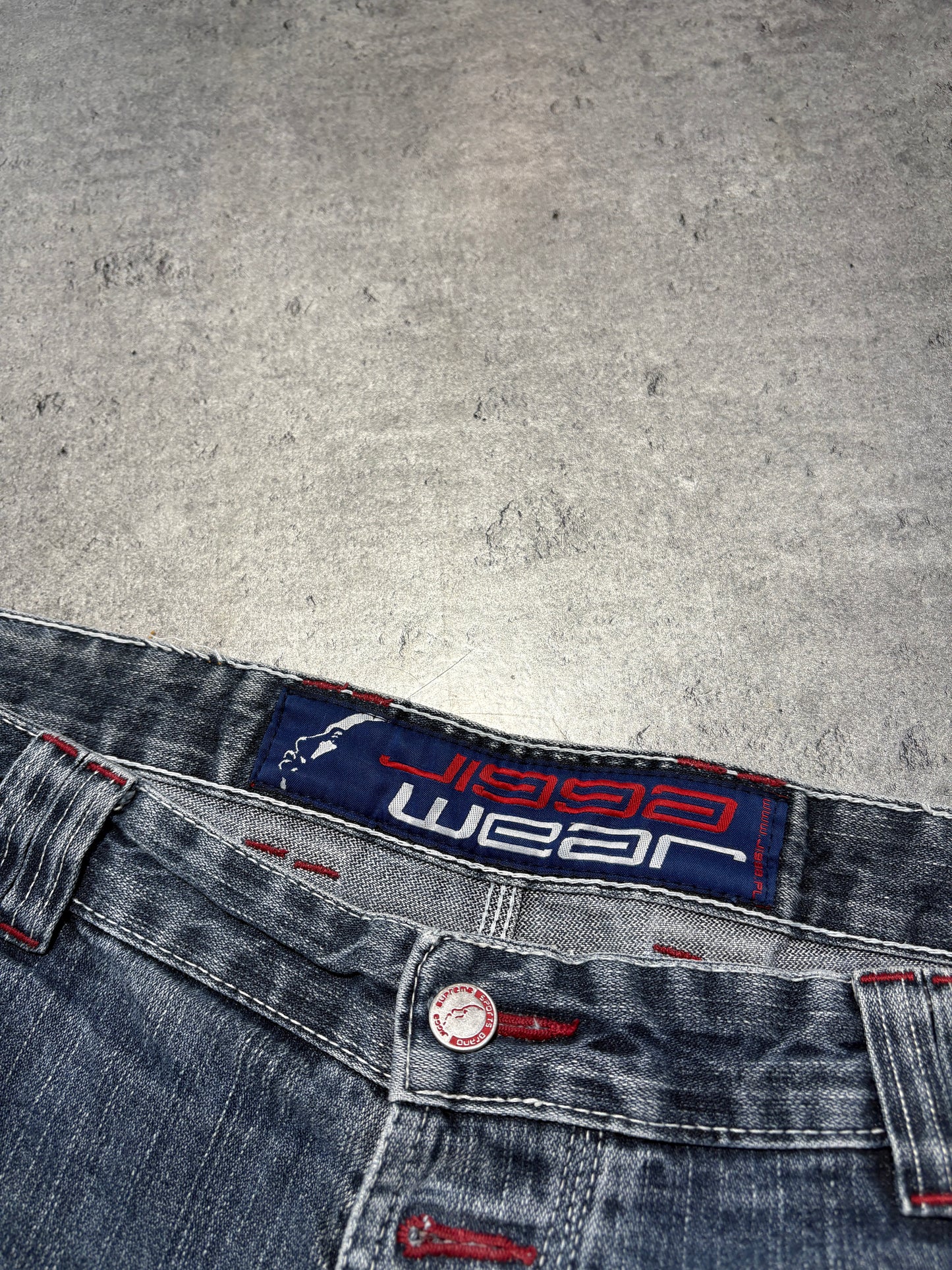 2000s *RARE* Jiggawear rap hiphop og baggy jeans og polska marka