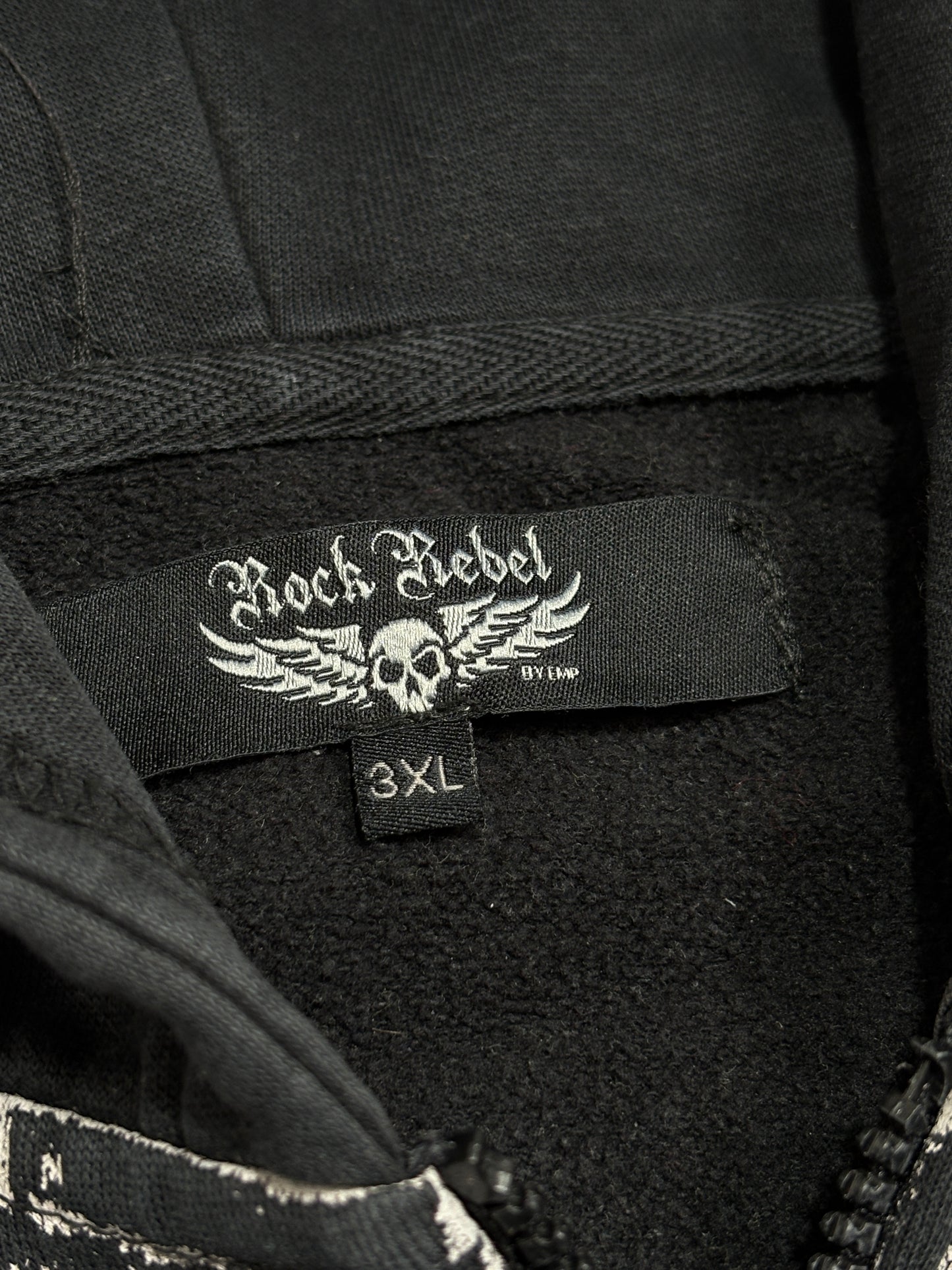 2000s Rock Rebel USA zip hoodie