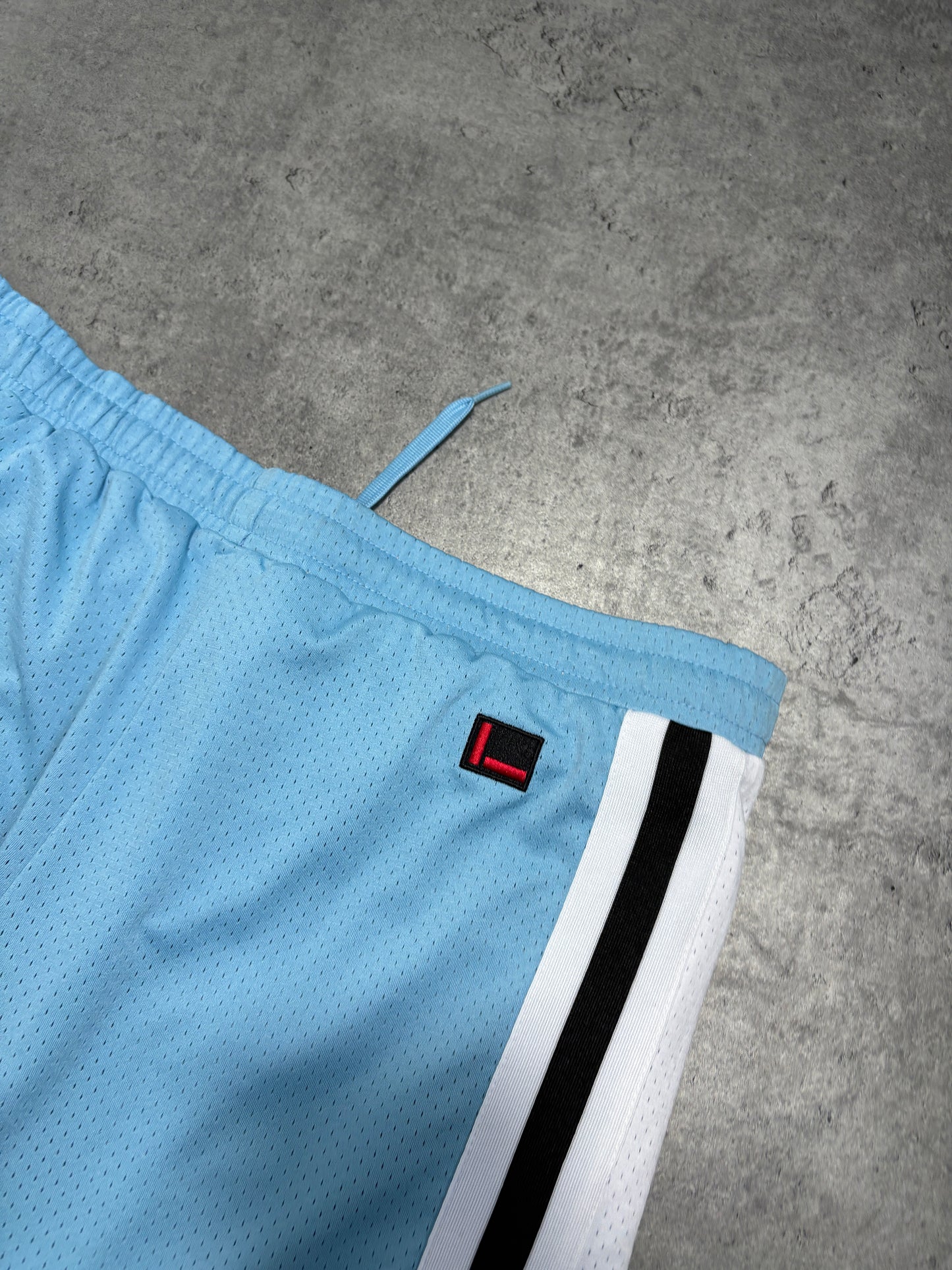 Fubu Baby Blue Basketball Baggy Shorts