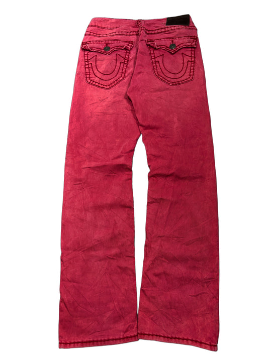 2000s True Religion red jeans