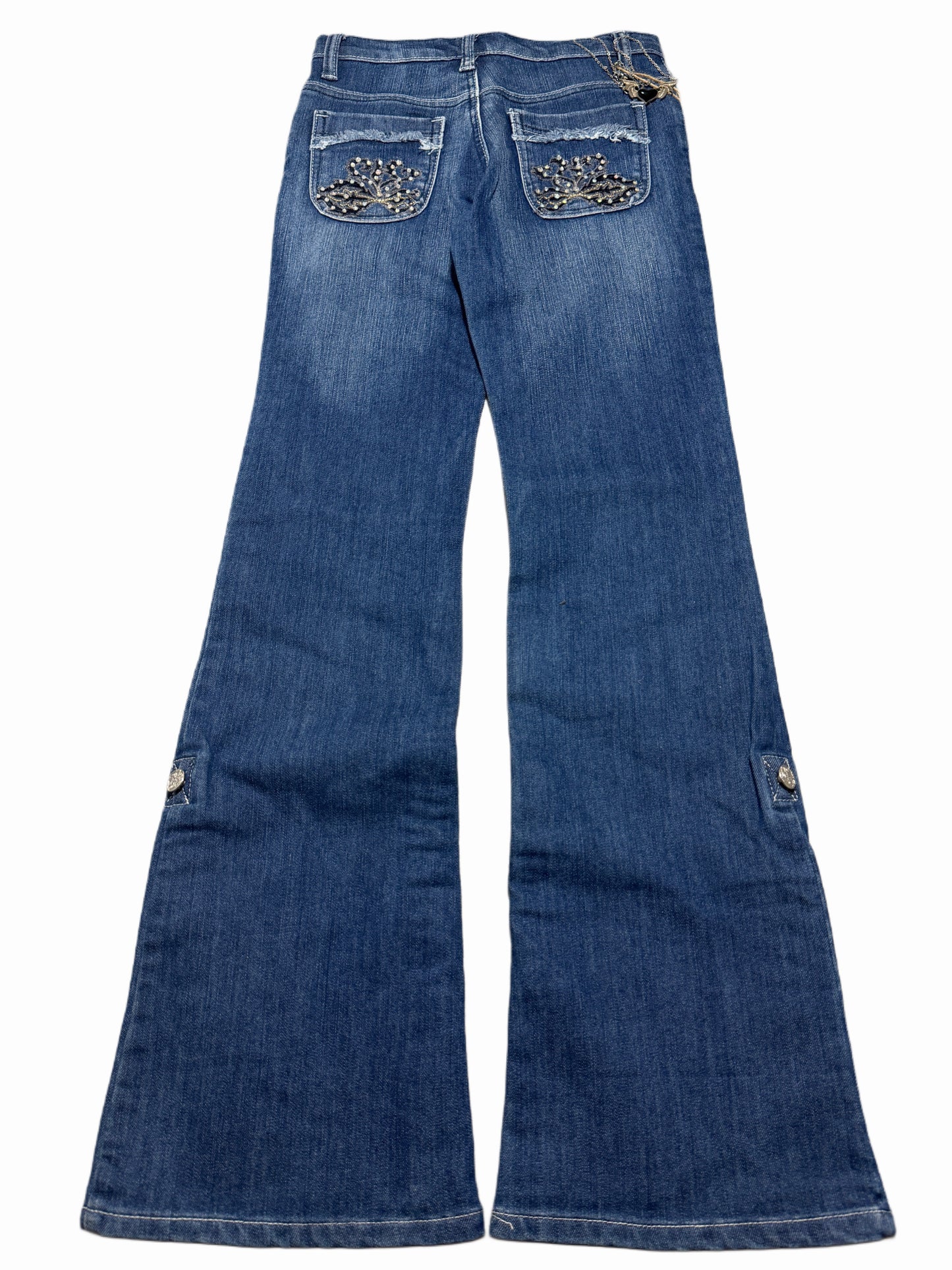 2000s Flare Embroidered Jeans