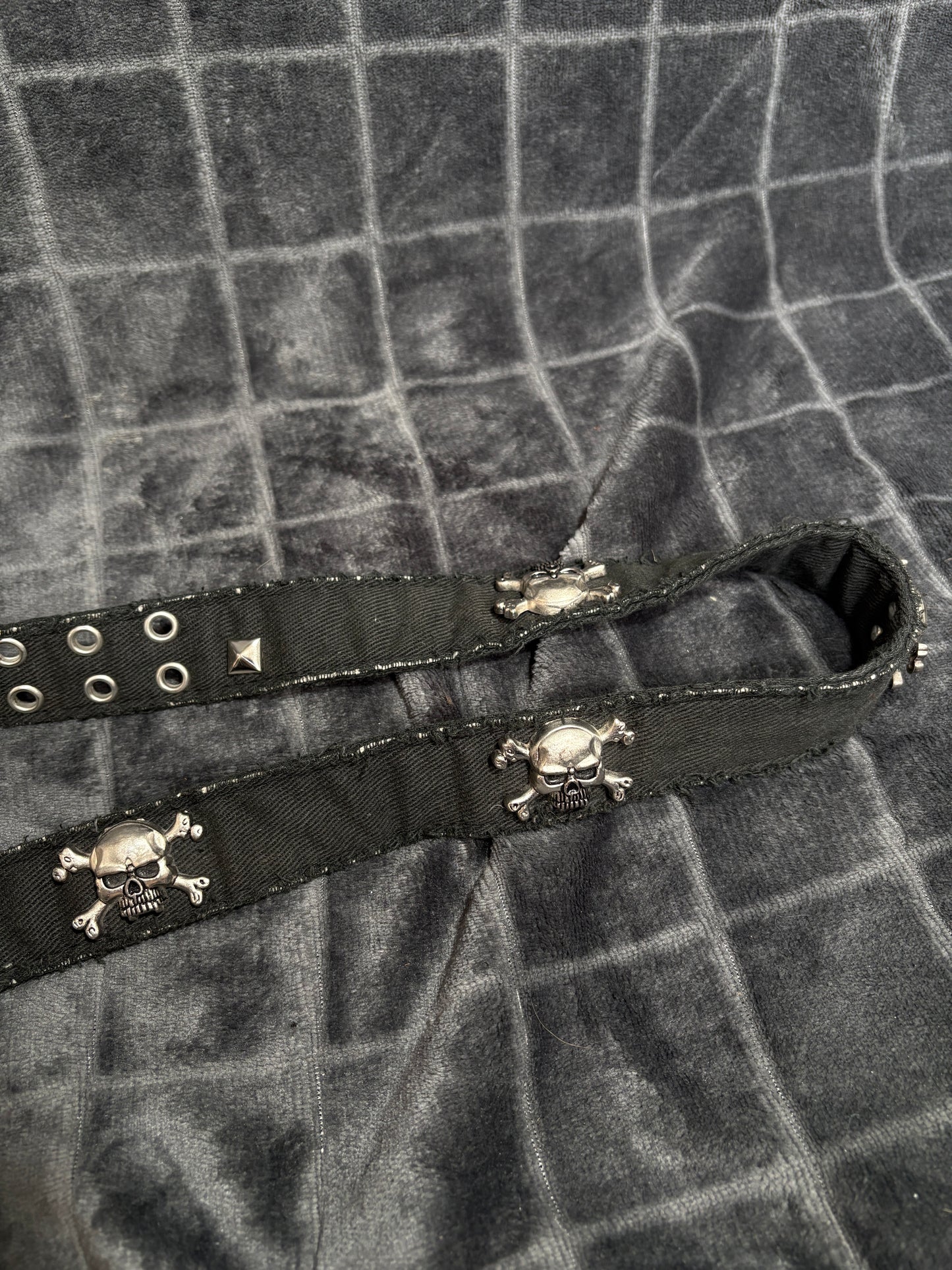 2000s Mini Skuls Belt Pasek