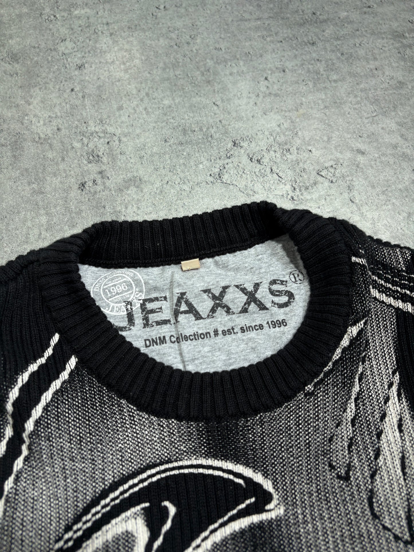 2000s Archive Knit Spiral Crewneck