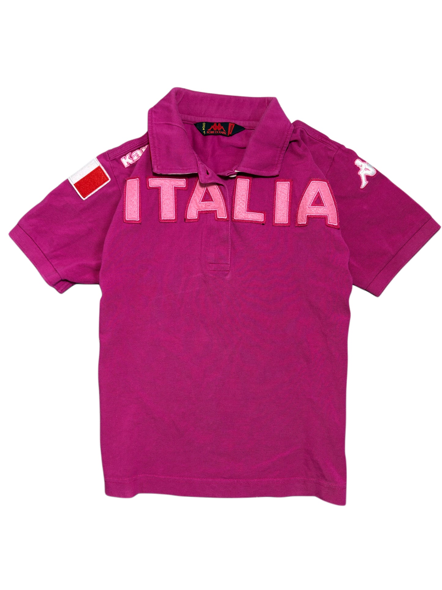 2000s Kappa Italy tee polo pink