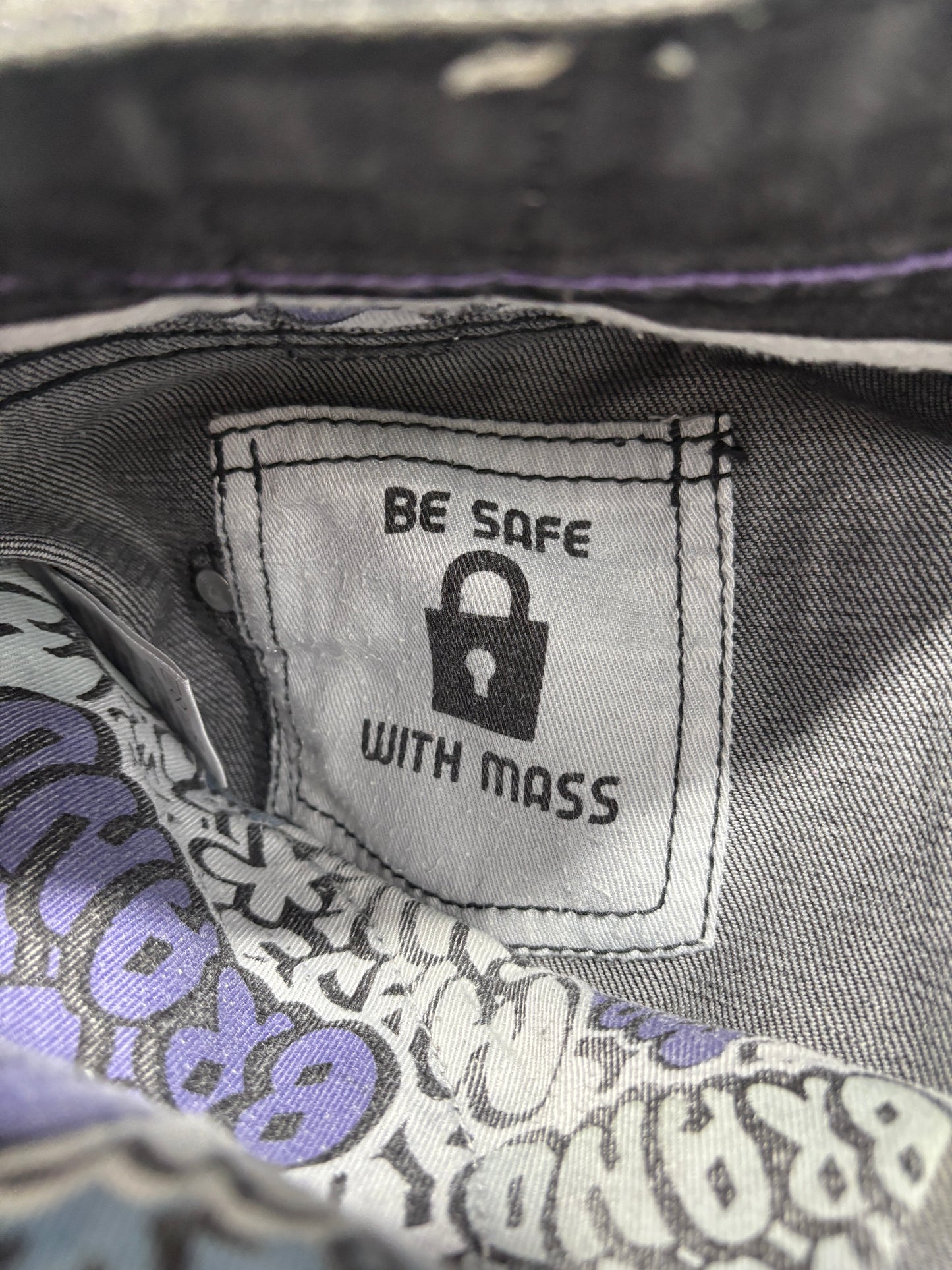 2000s Mass Denim graffiti baggy  jeans OG POLSKA MARKA