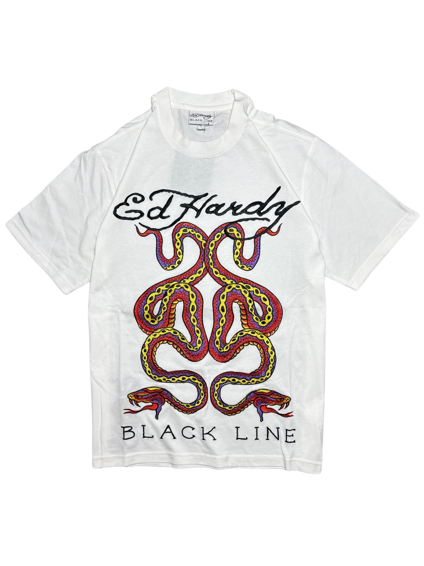 Ed Hardy Snakes Black line T-shirt