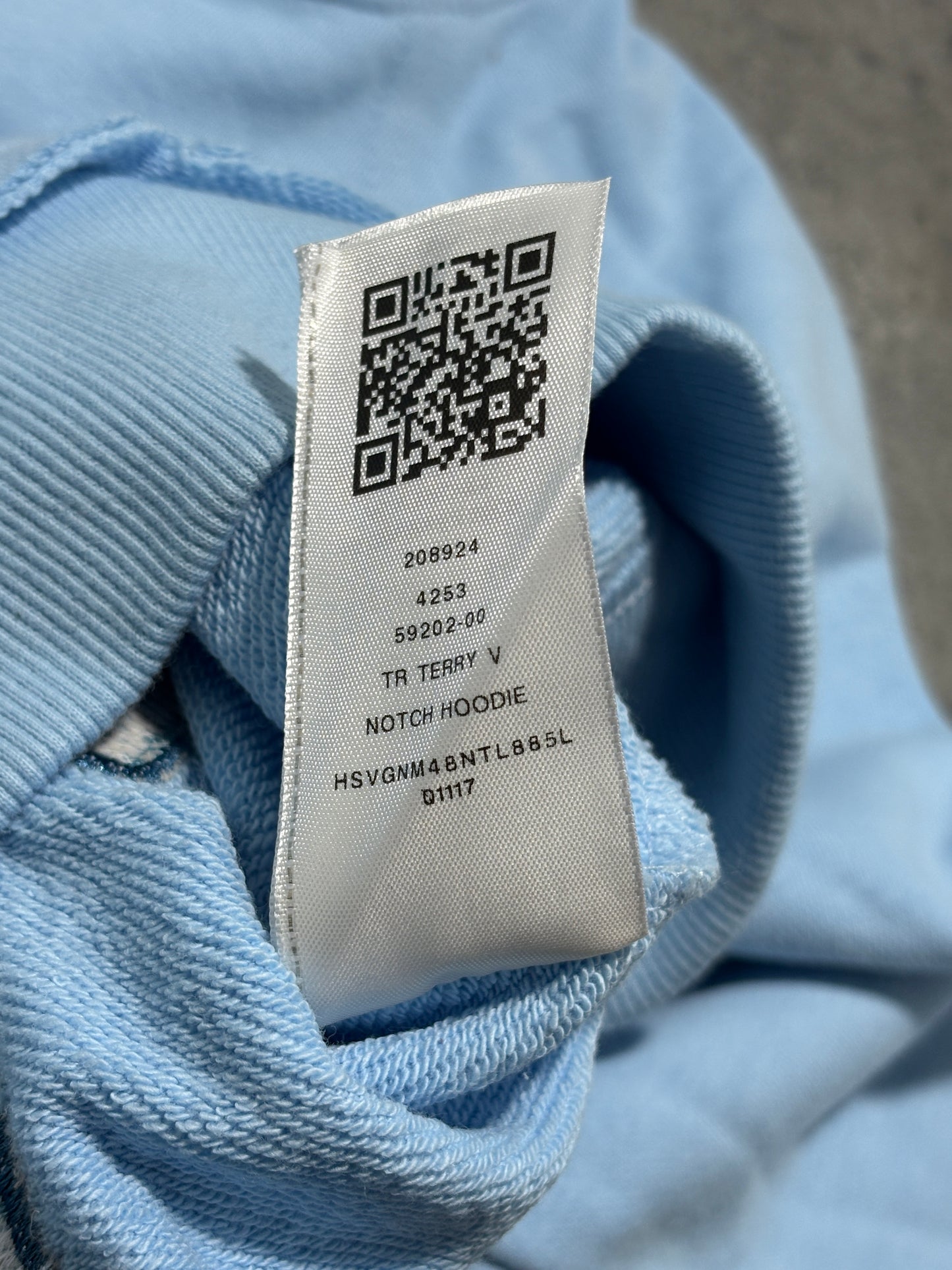 True Religion baby blue set hoodie + sweatpants