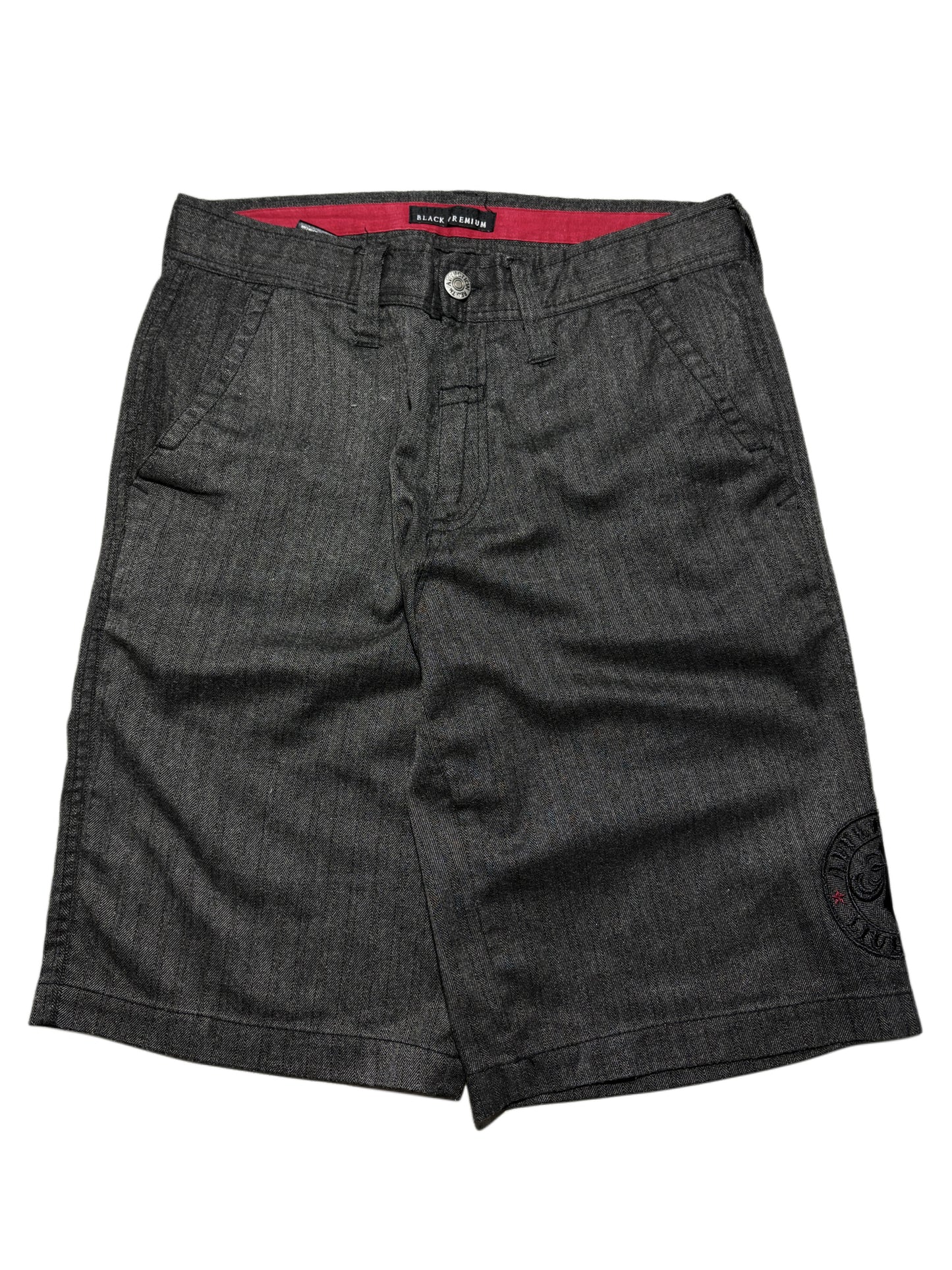 2000s Affliction skull cargo shorts