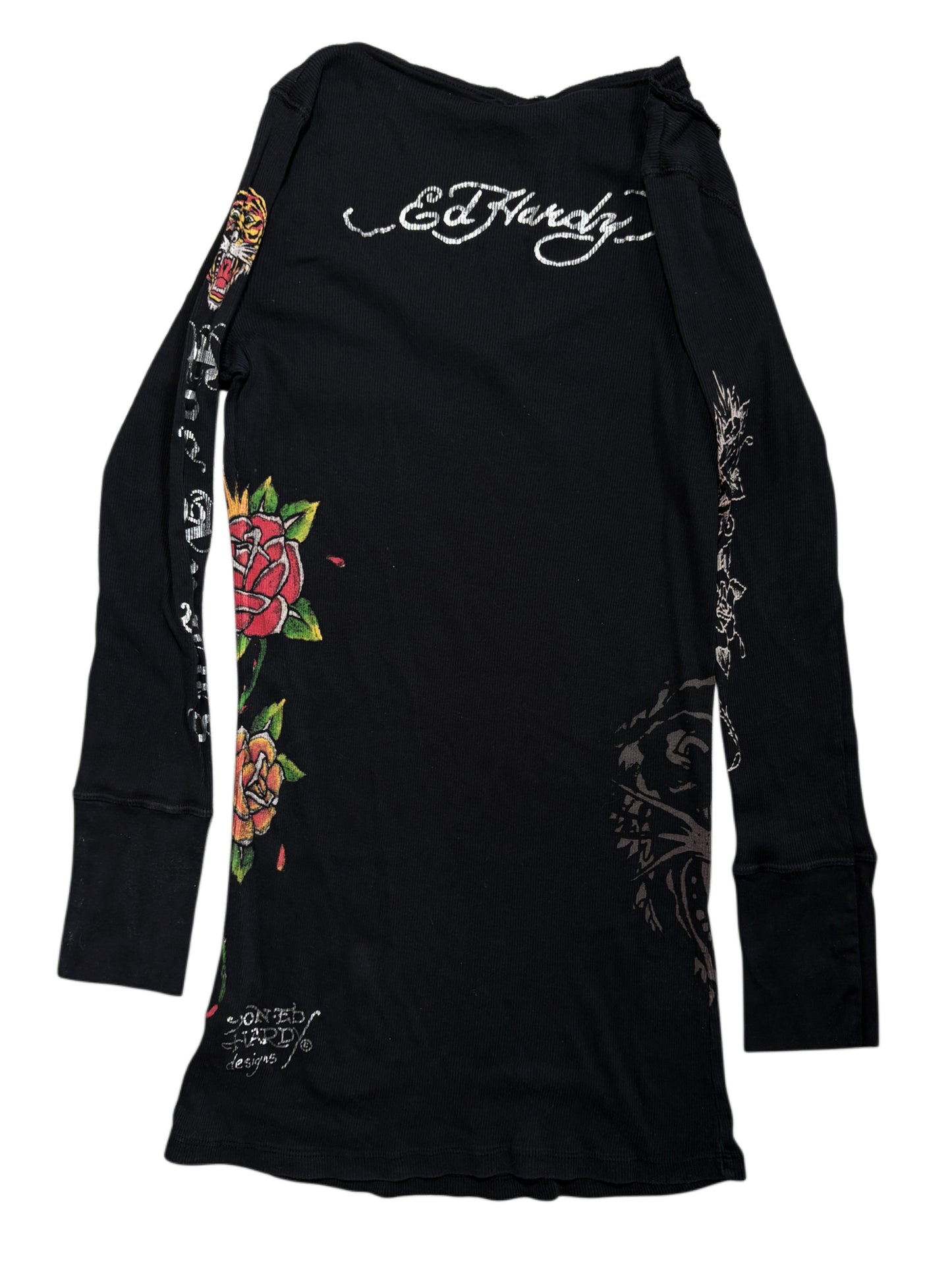2000s Ed Hardy dress sukienka