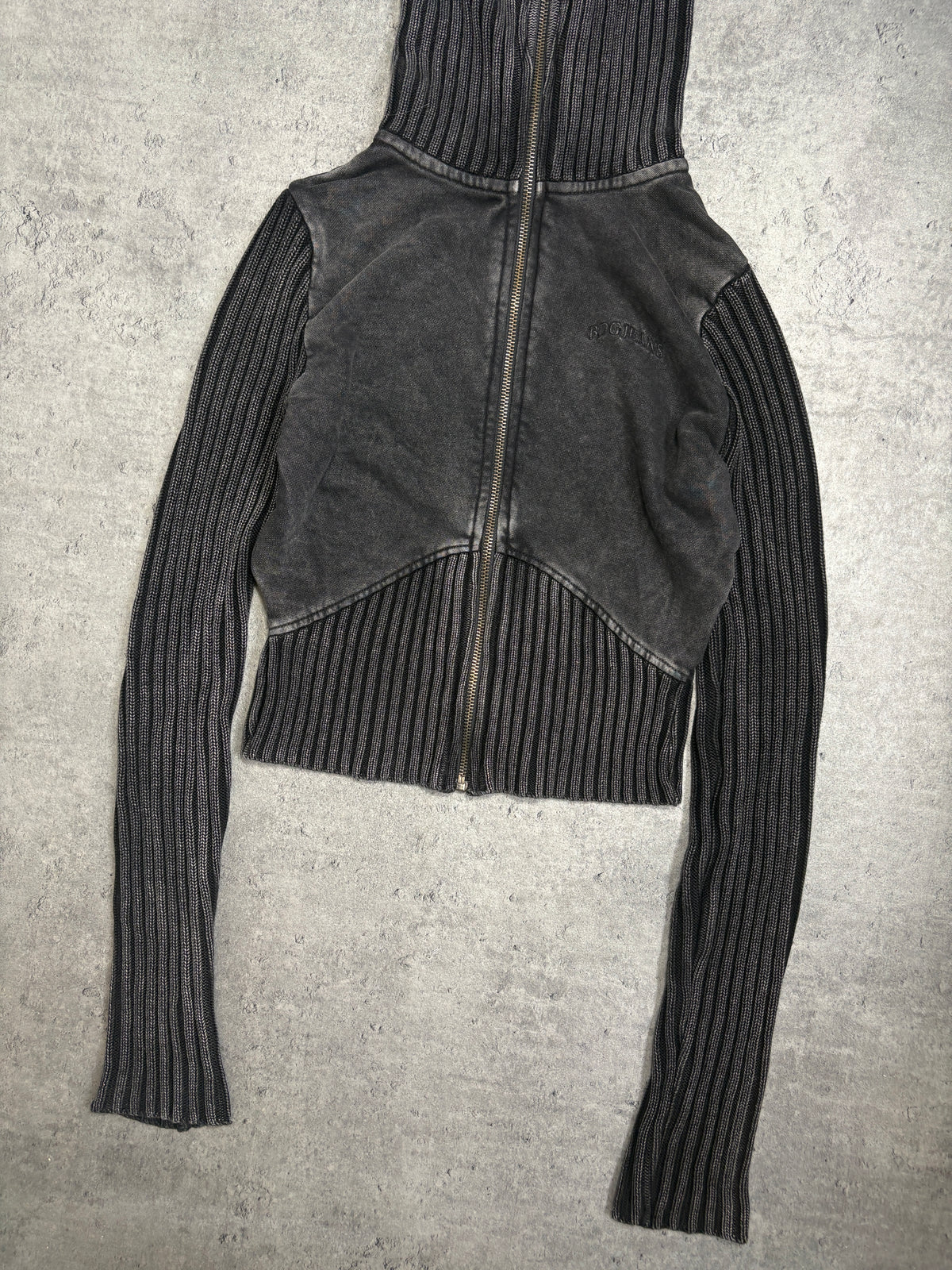 BDG washed zip sweater