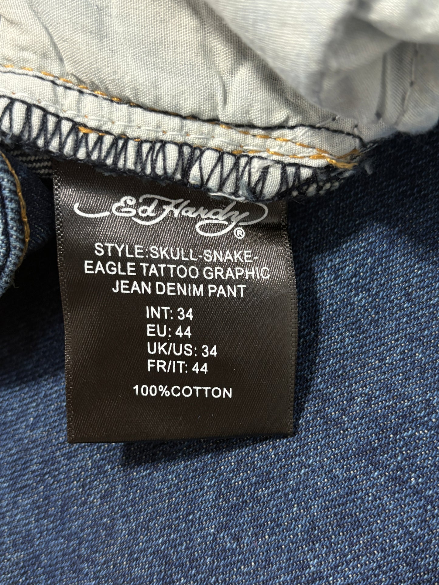 Ed Hardy Skull Baggy Jeans