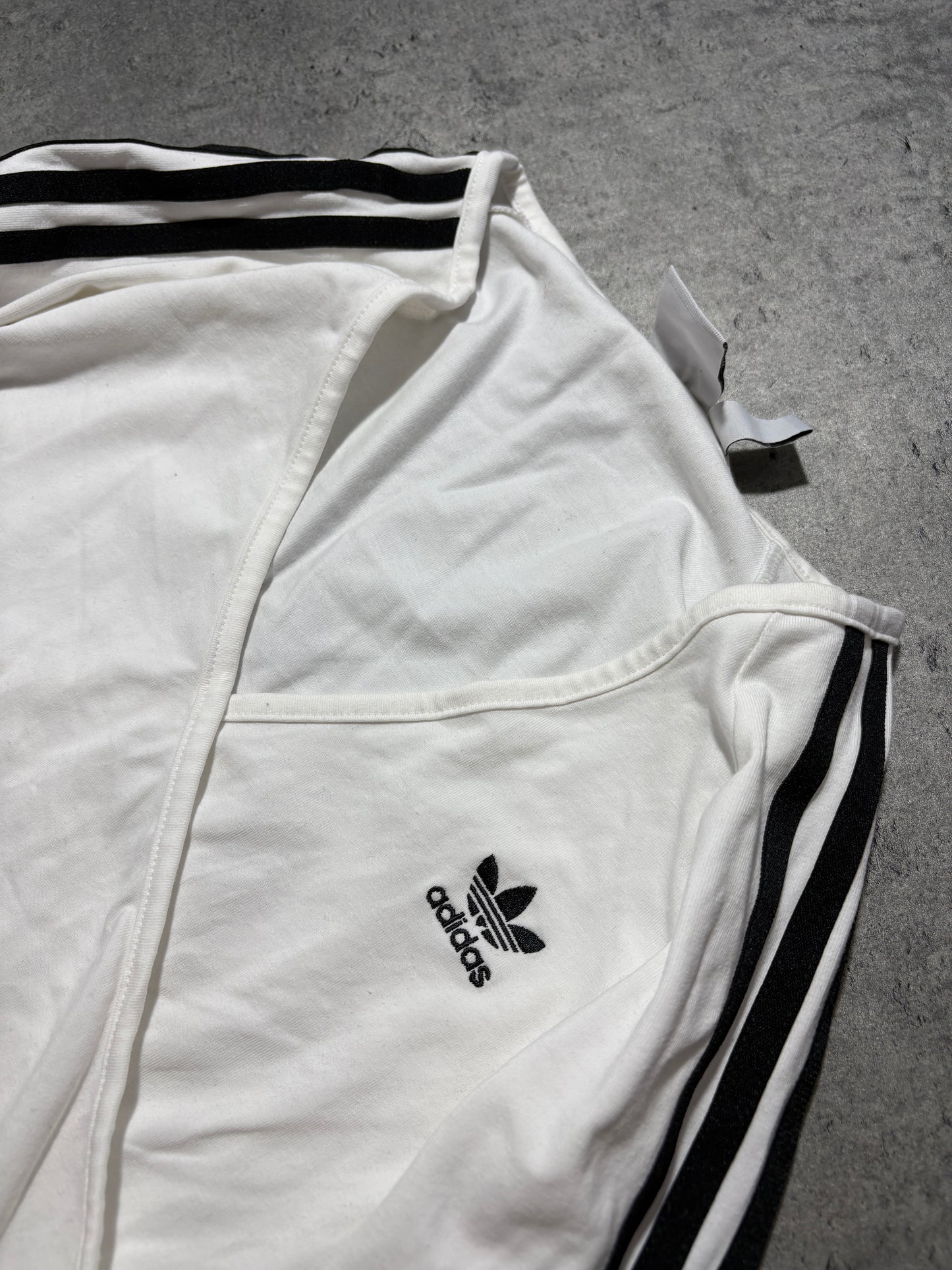 Adidas 3 stripes white longsleeve