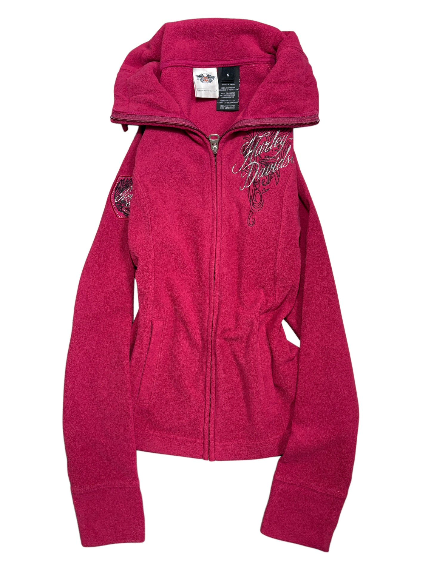 2000s Harley Davidson polar zip up