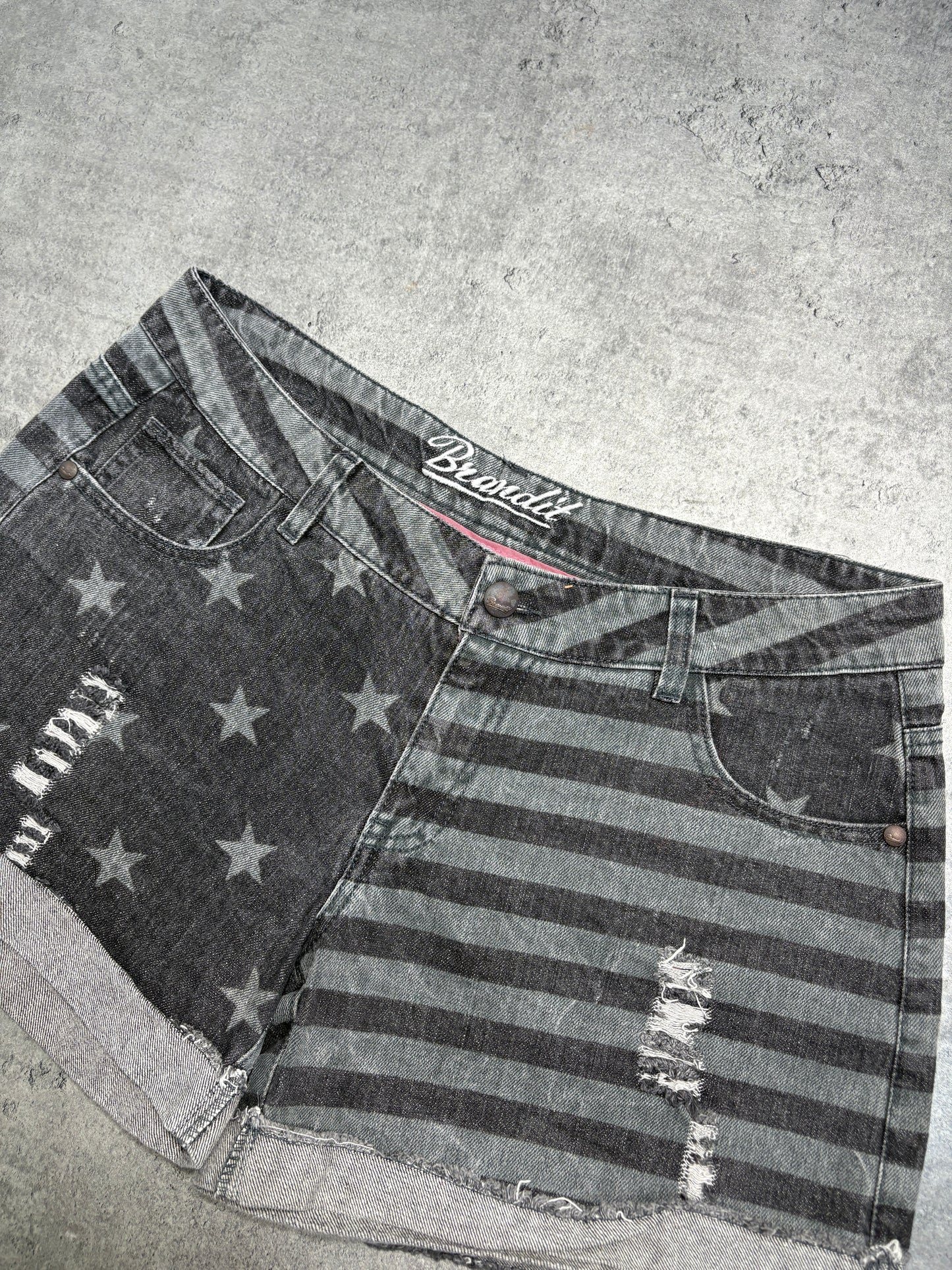 2000s Bandit grey Denim shorts