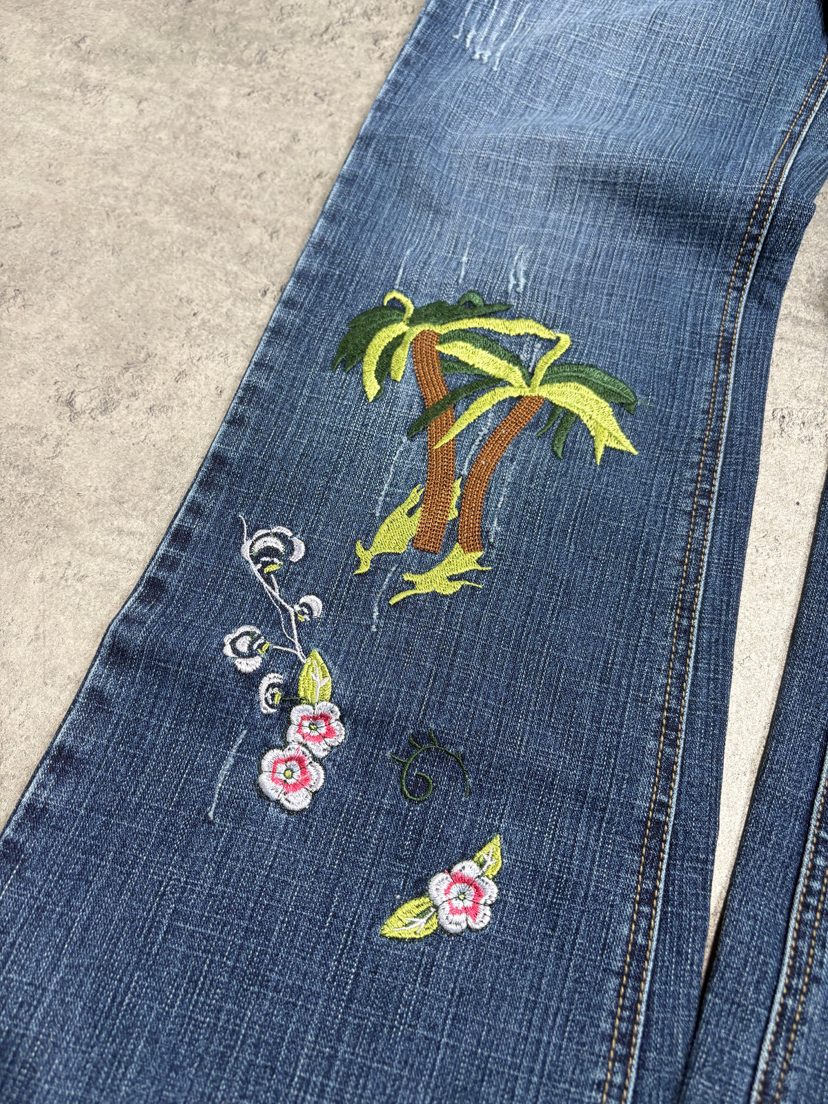 2000s Dockhouse Palm Jeans