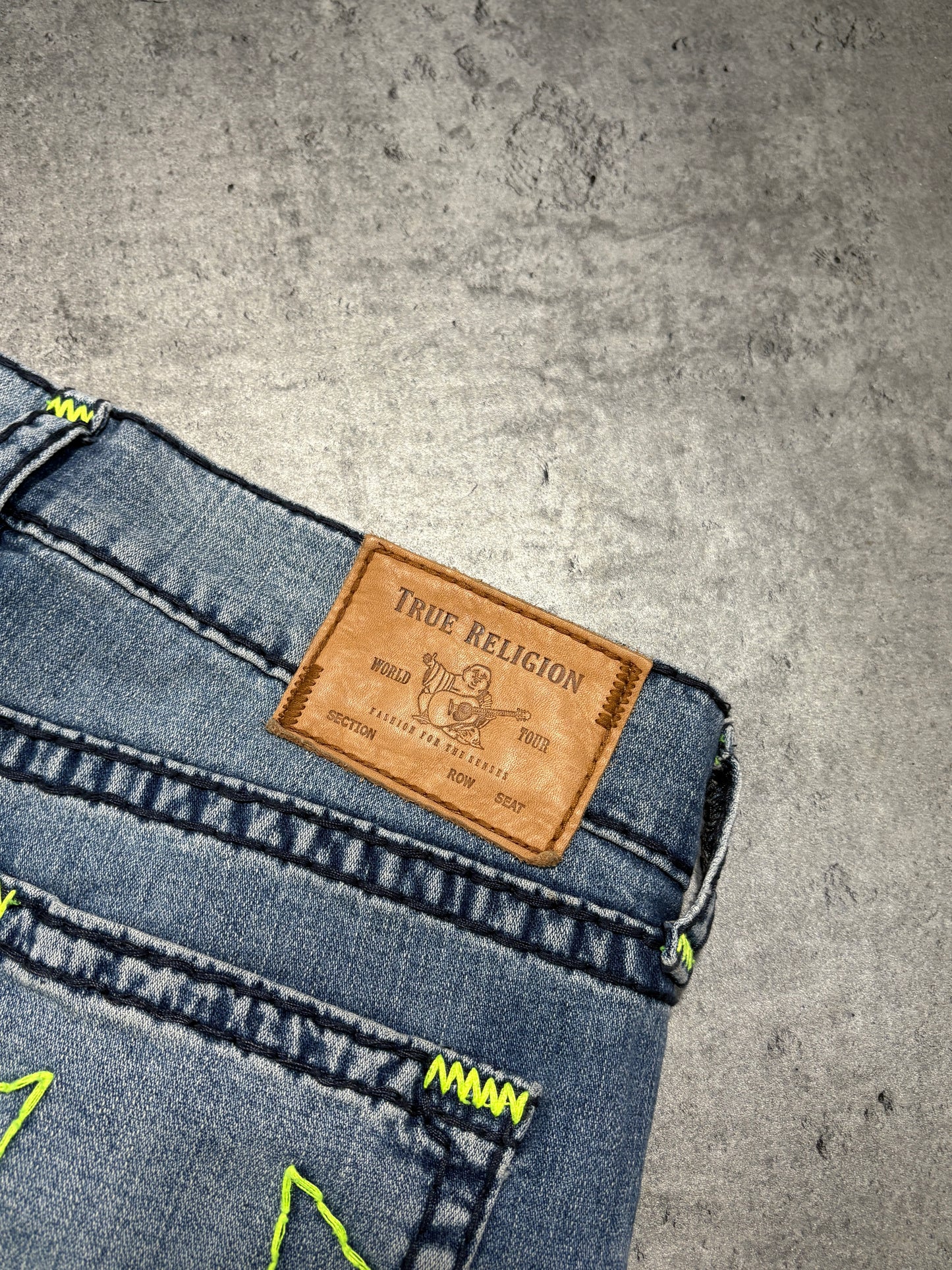 2000s True Religion Rocco relaxed skinny jeans